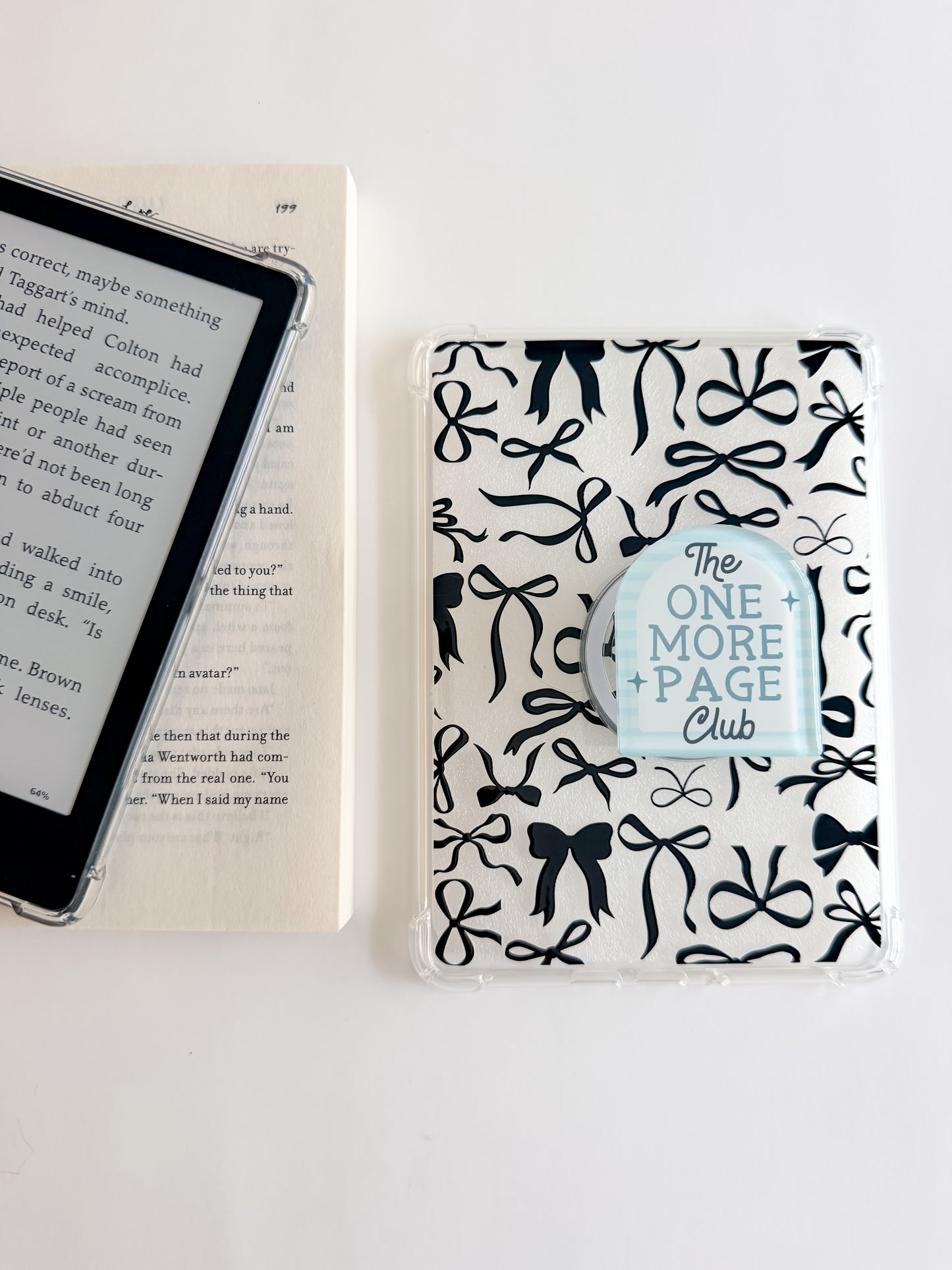 One More Page MagSafe Phone & E-Reader Grip β Bookish Phone Accessory
