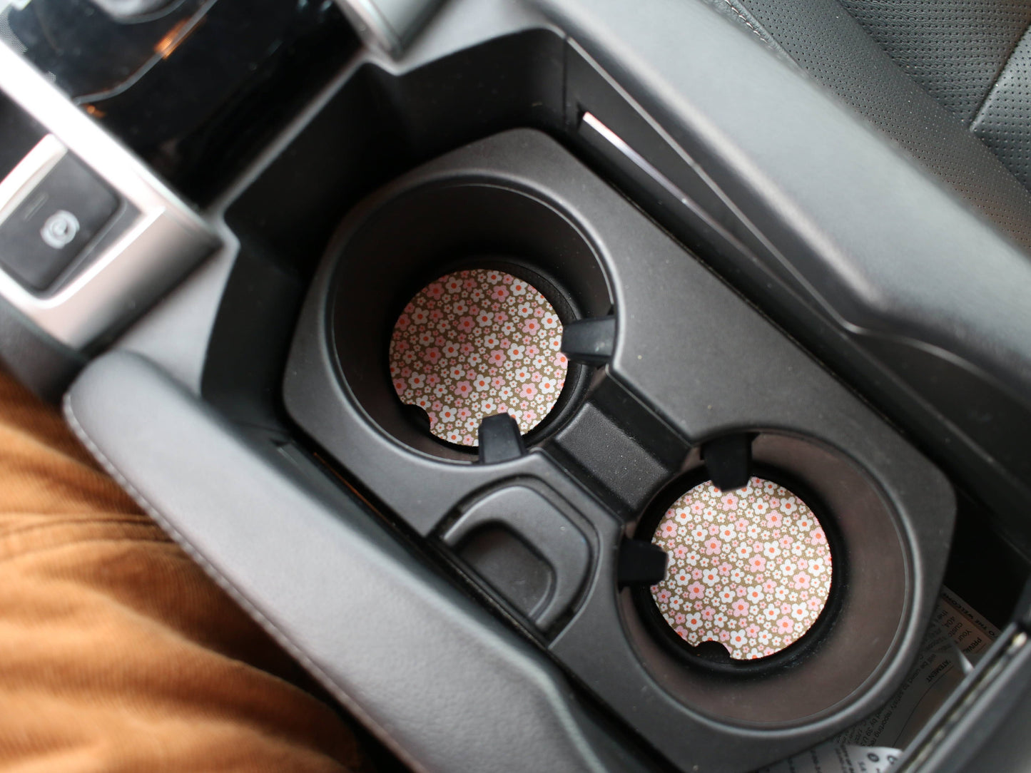Mini Floral Car Coaster Set (more colors available)