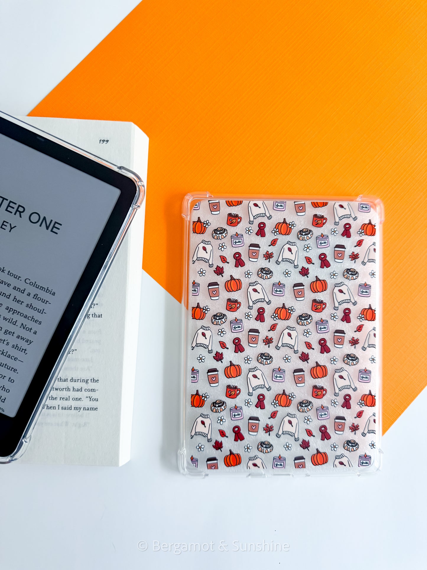 Pumpkin Spice Essentials Kindle Case
