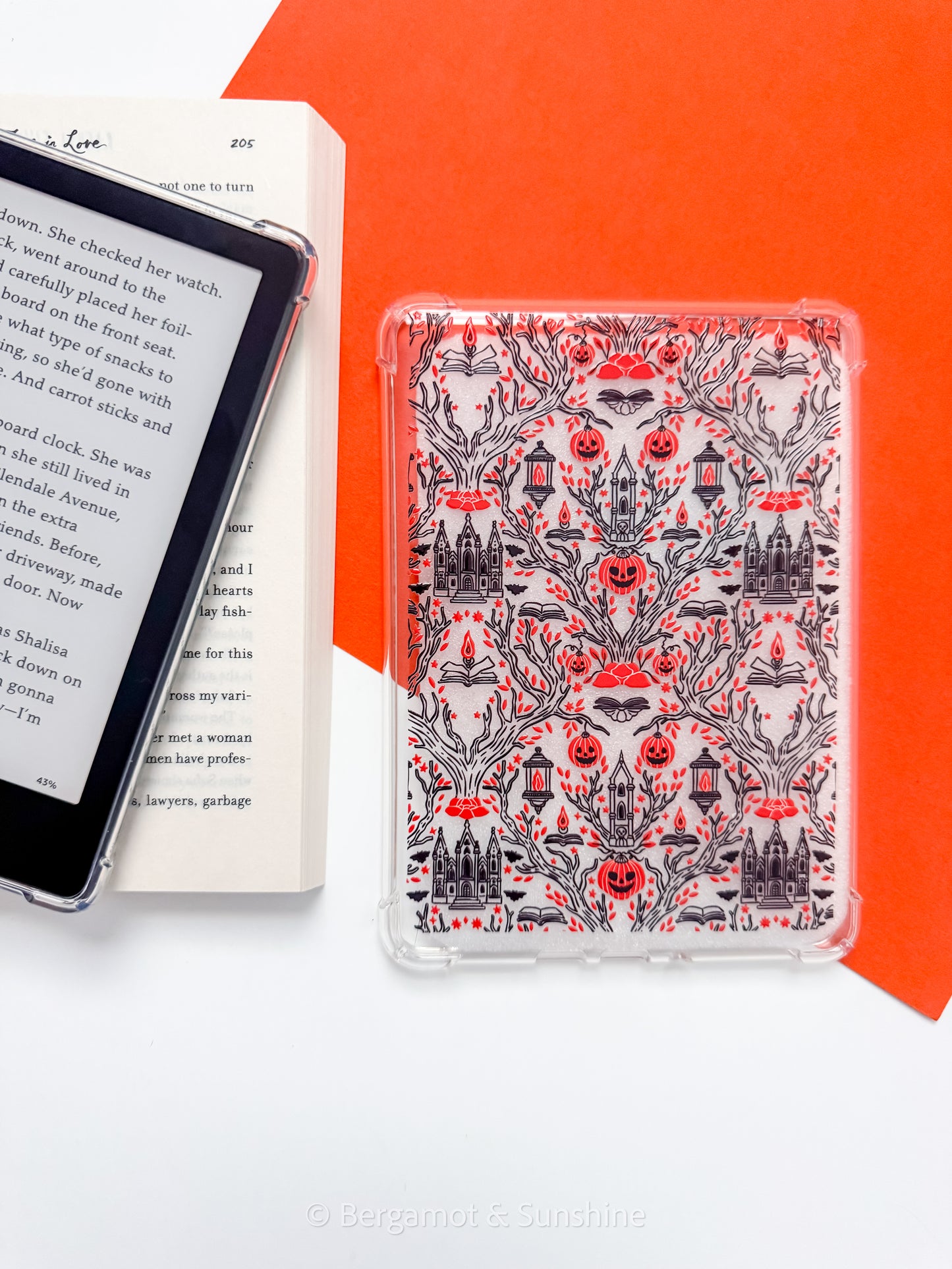 Spooky Mansion Kindle Case