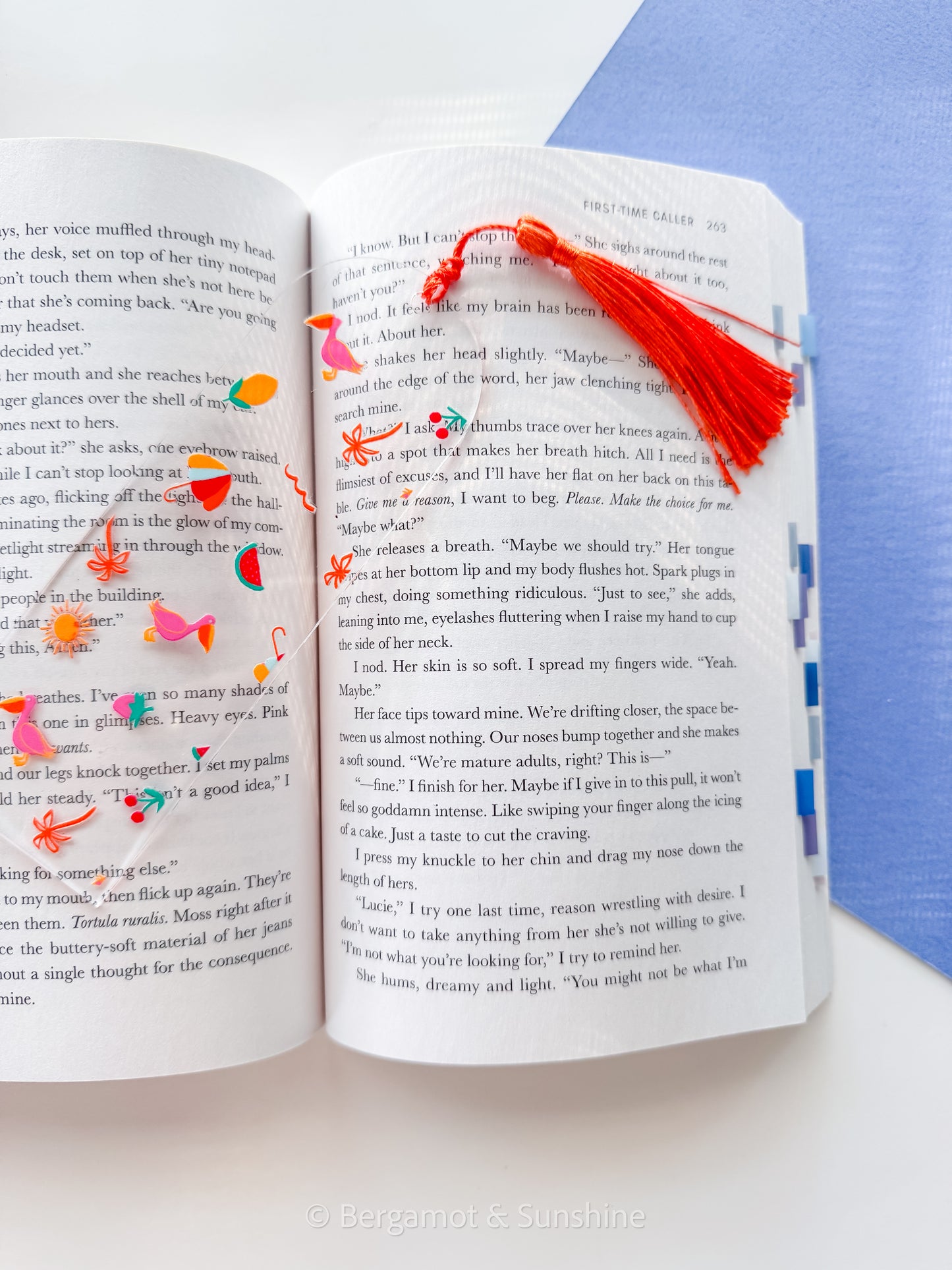 Summertime Fun Acrylic Bookmark