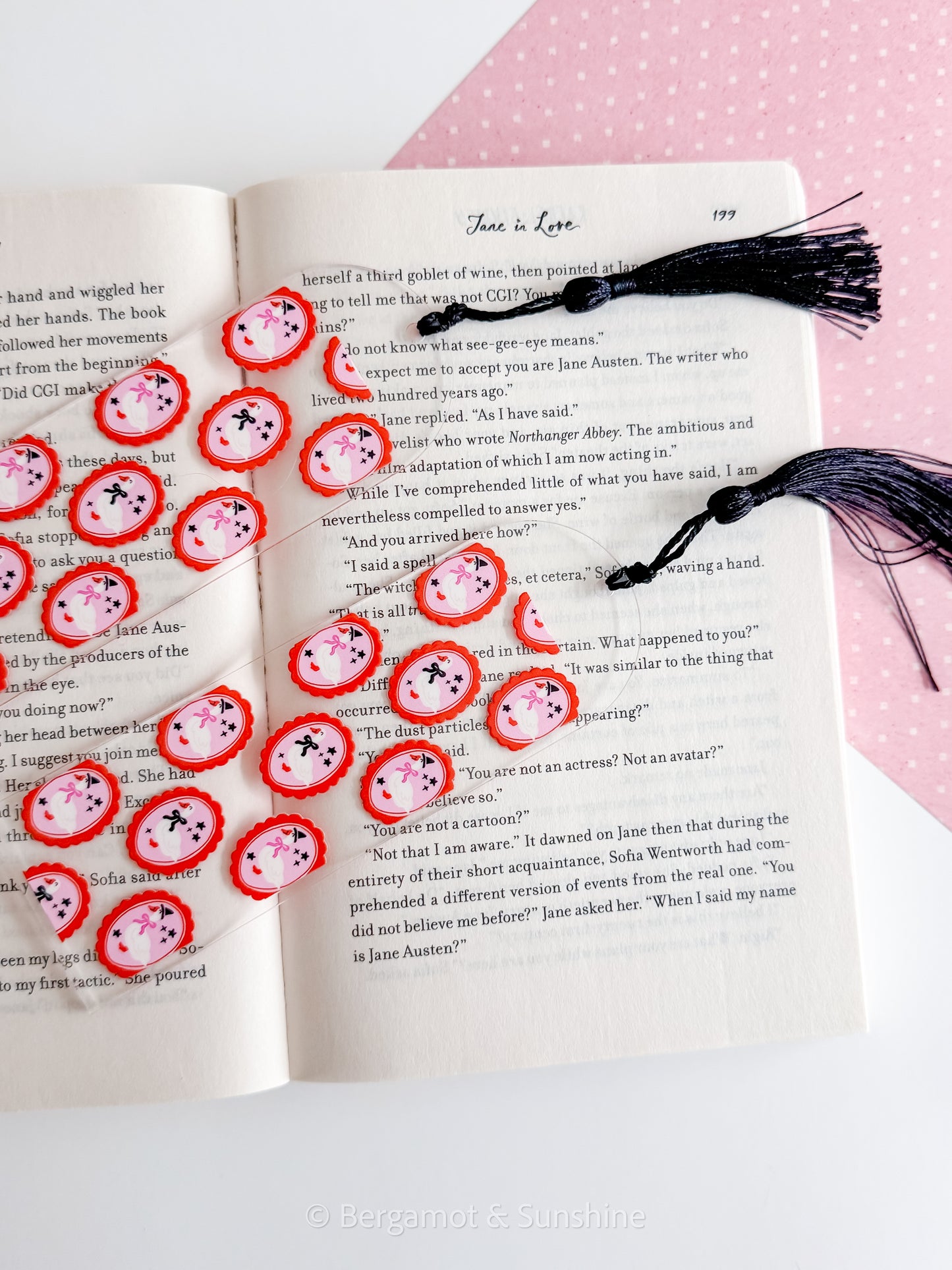 Spooky Geese Cameo Bookmark