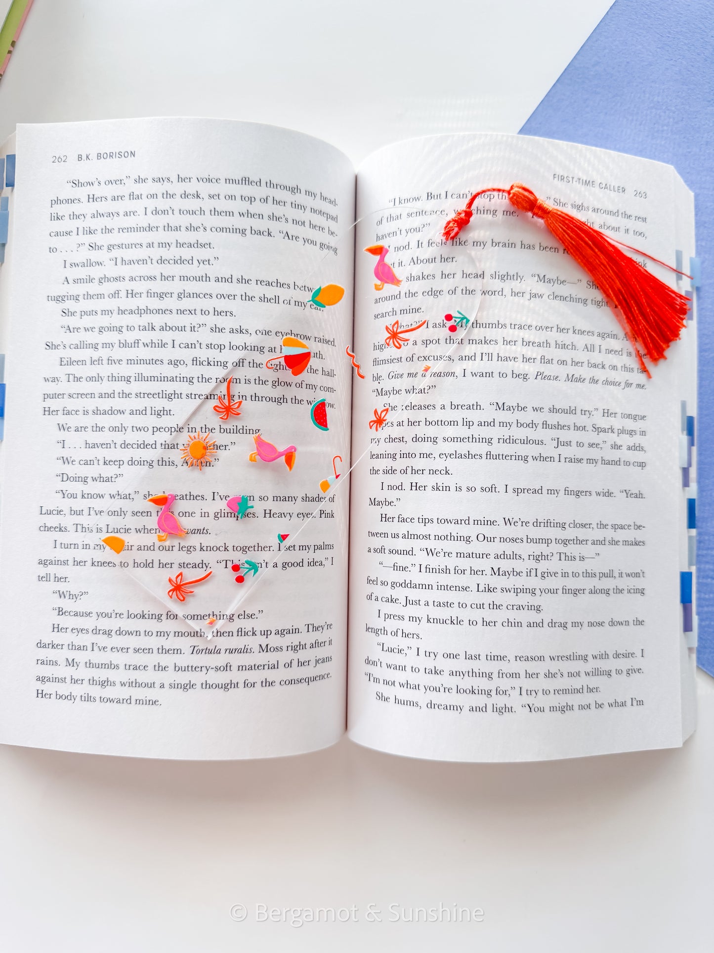 Summertime Fun Acrylic Bookmark