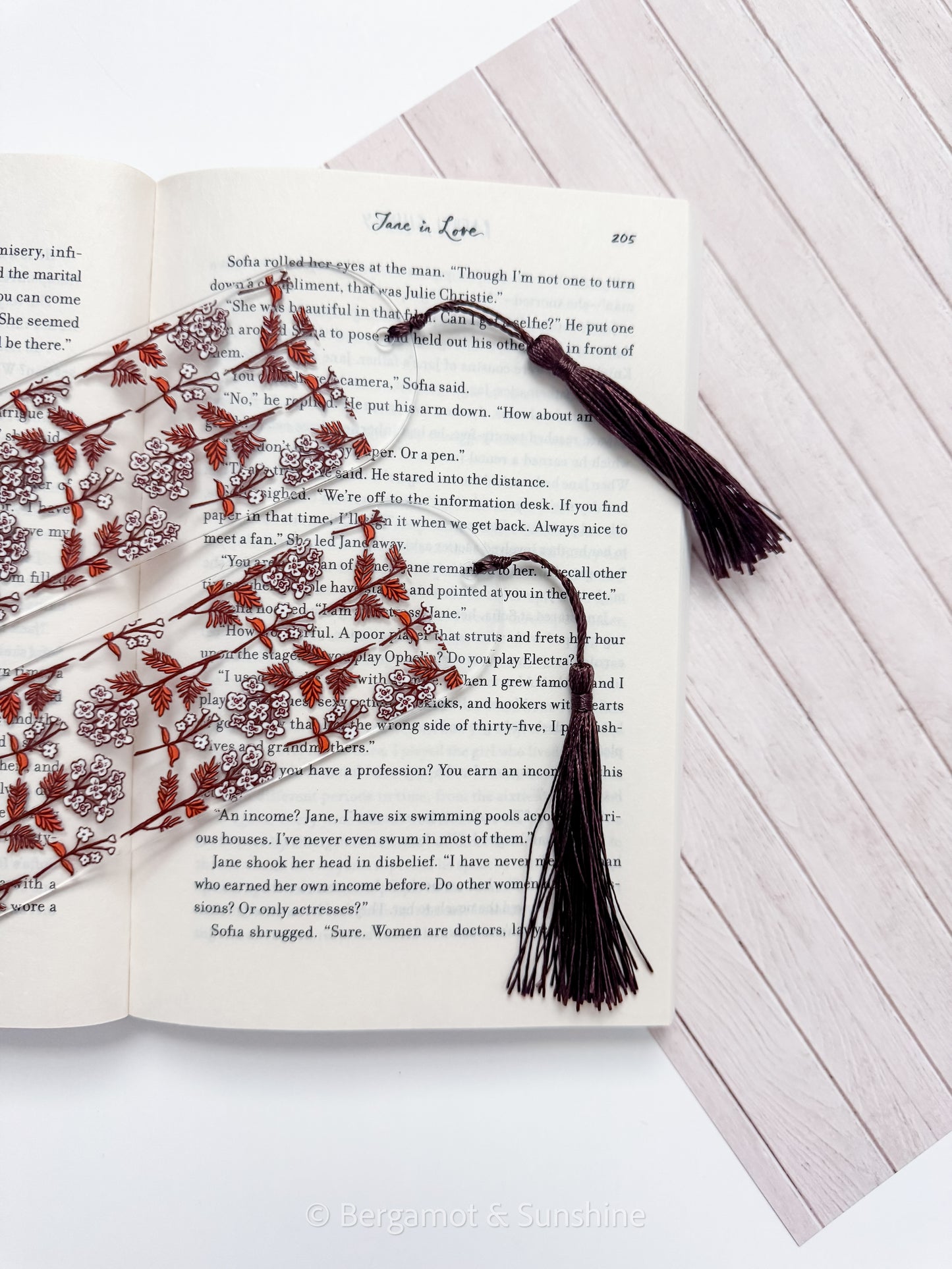 Autumn Floral Bookmark