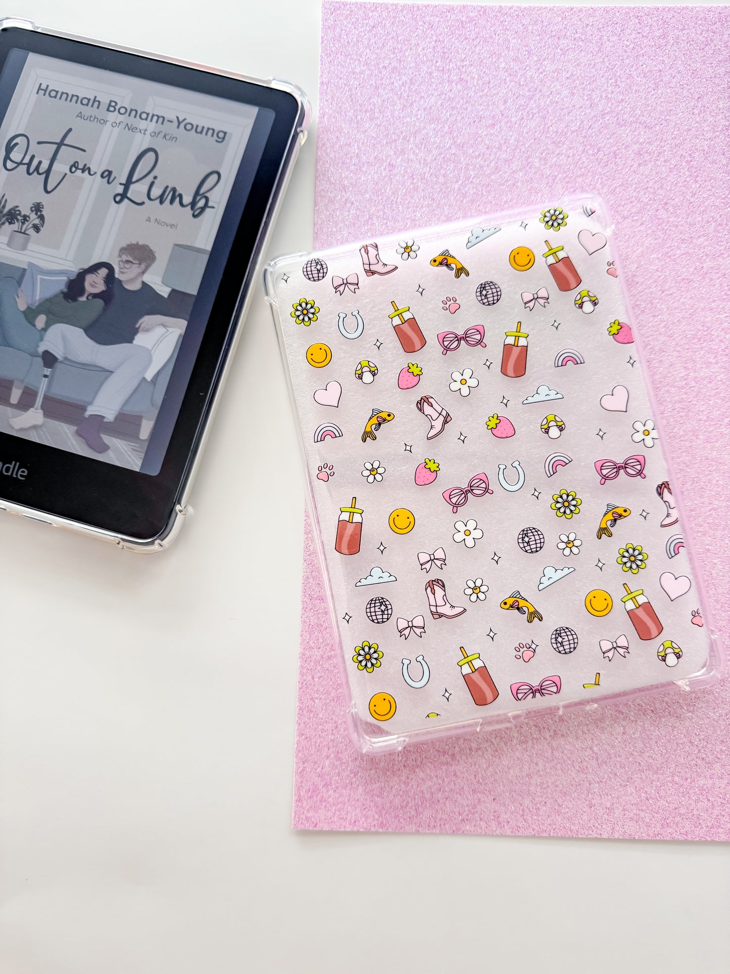 Girly Icons Kindle Case