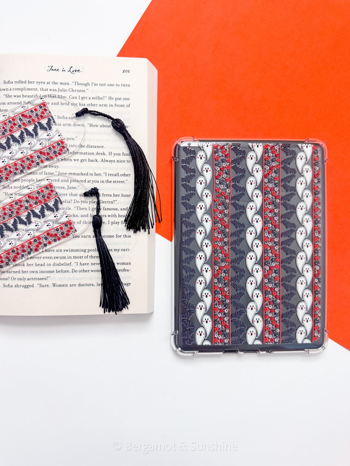 Spooky Stripes Kindle Case