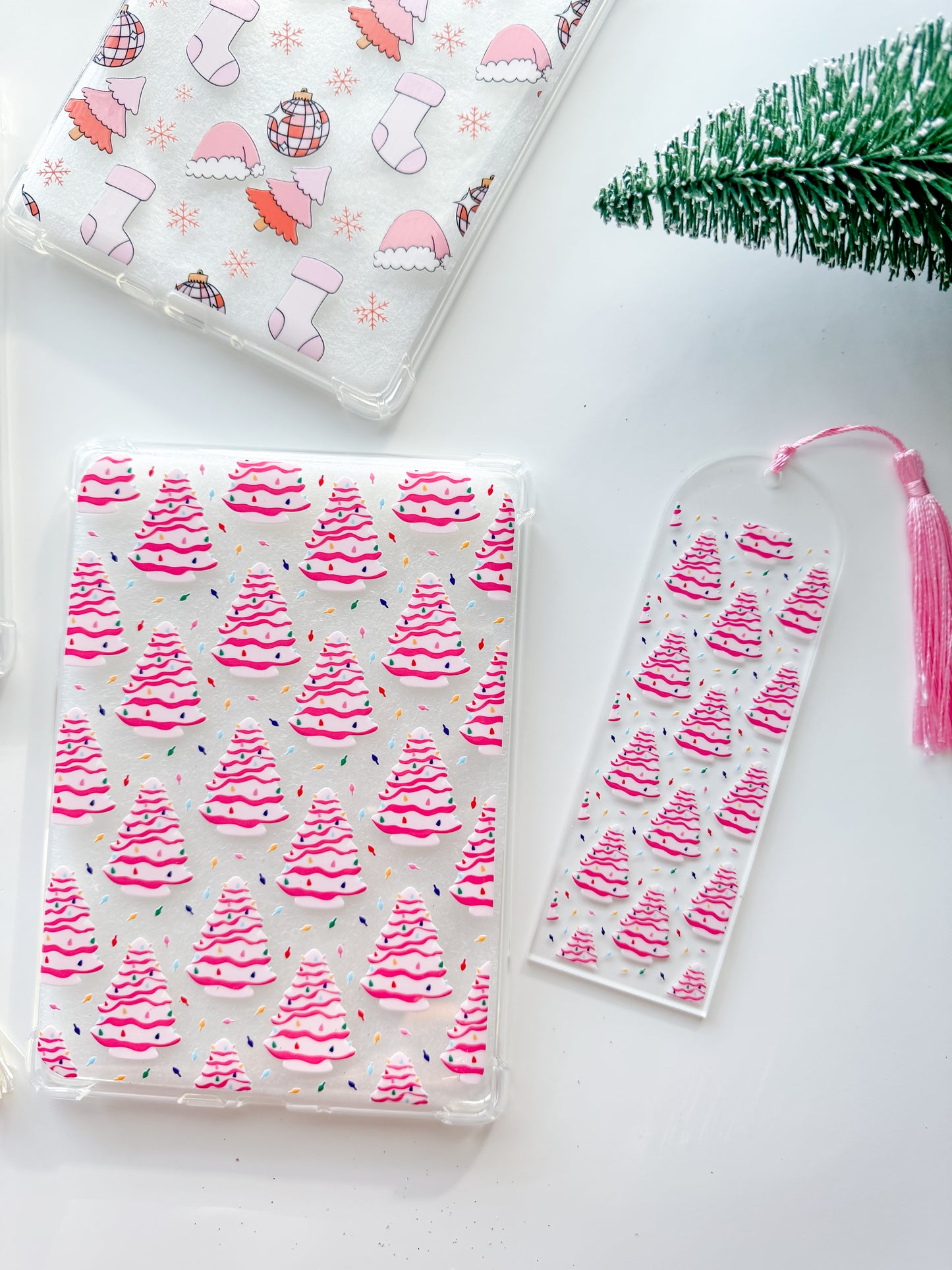 Pink Trees Bookmark
