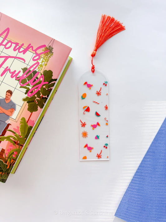 Summertime Fun Acrylic Bookmark