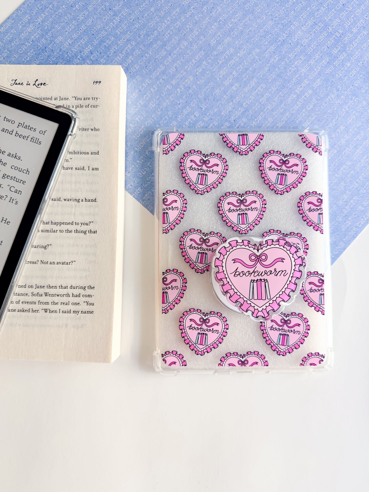 Bookworm at Heart Kindle Case