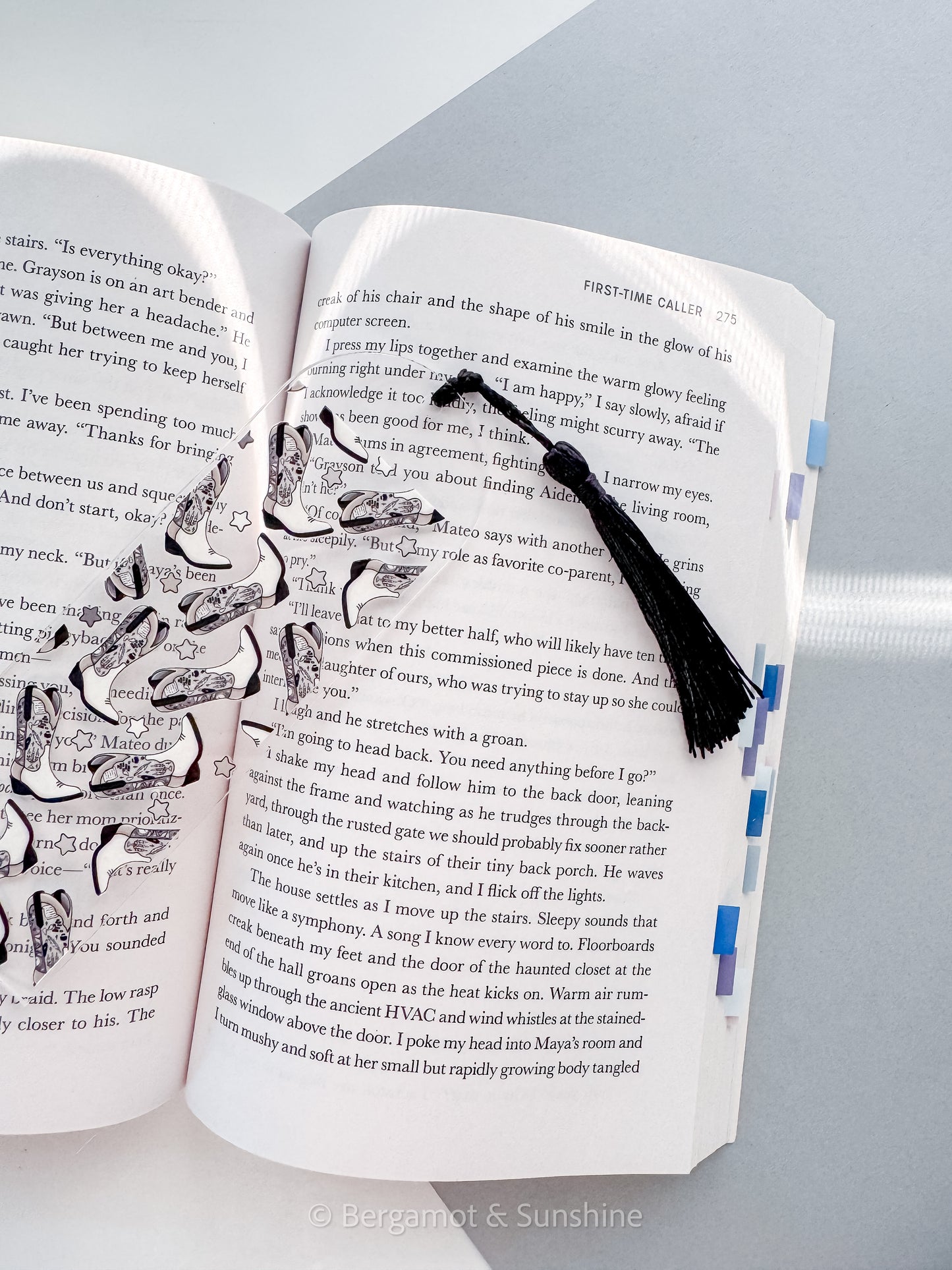 T.S. T.T.P.D. Boots Acrylic Bookmark