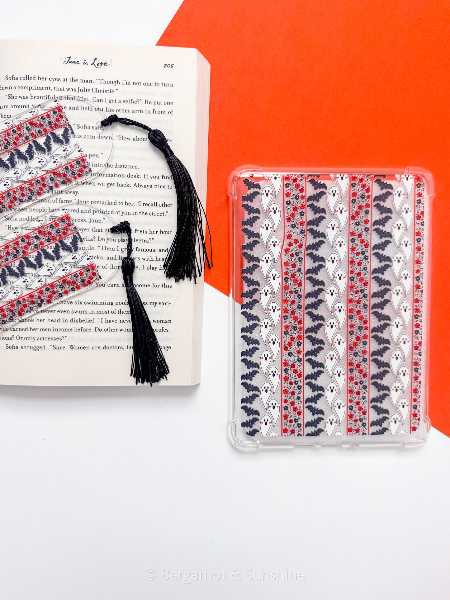 Spooky Stripes Kindle Case