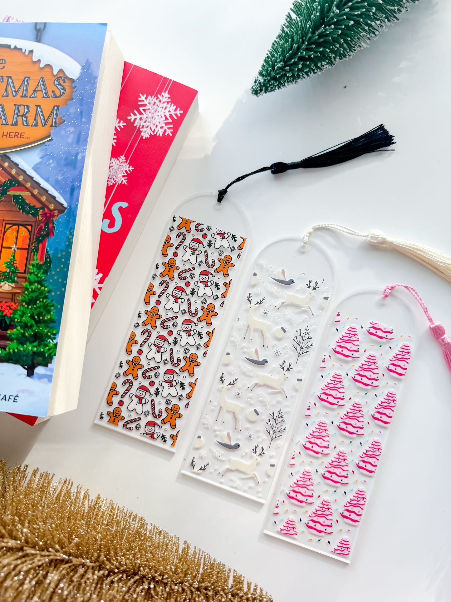 Pink Trees Bookmark