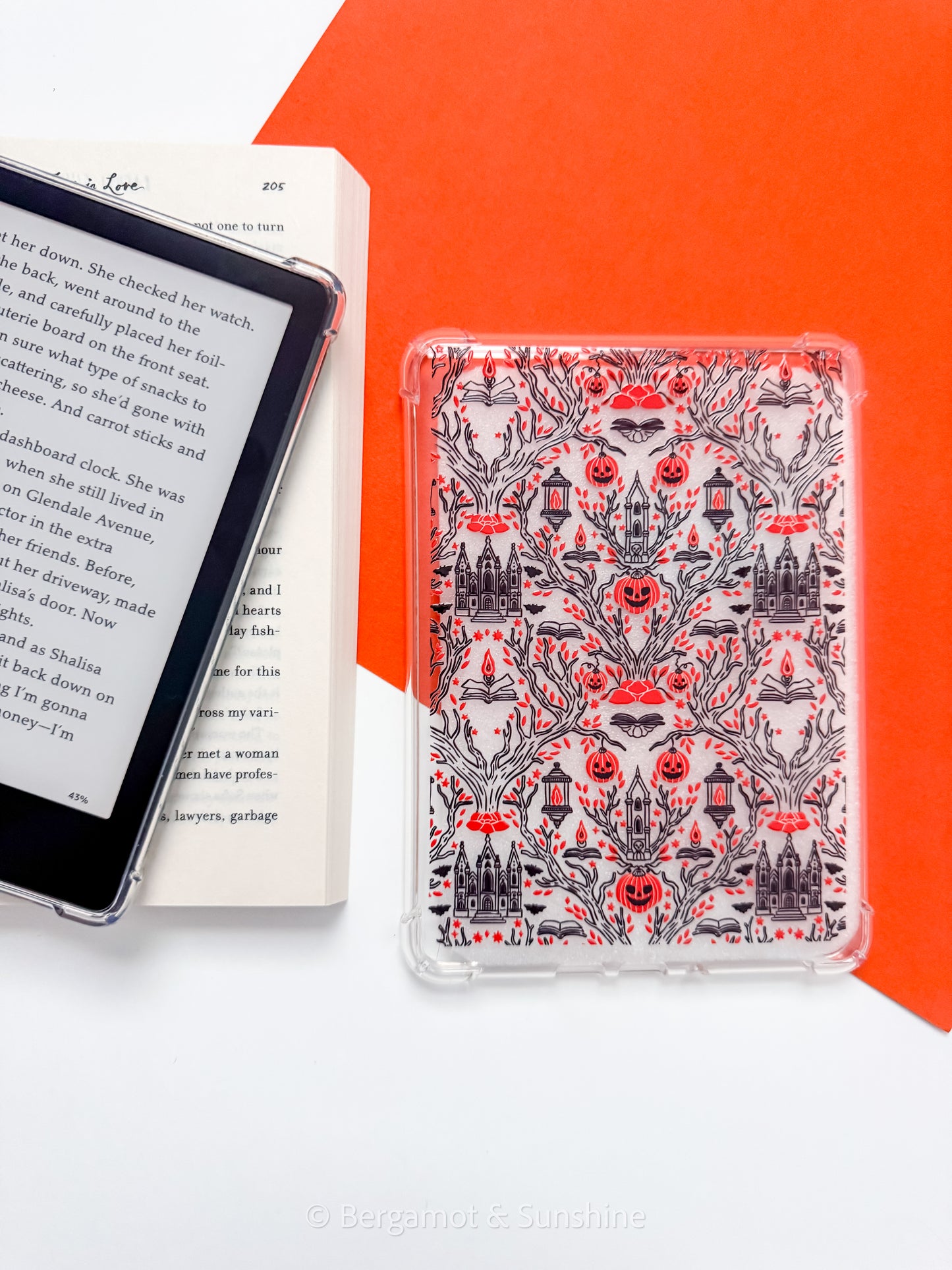 Spooky Mansion Kindle Case
