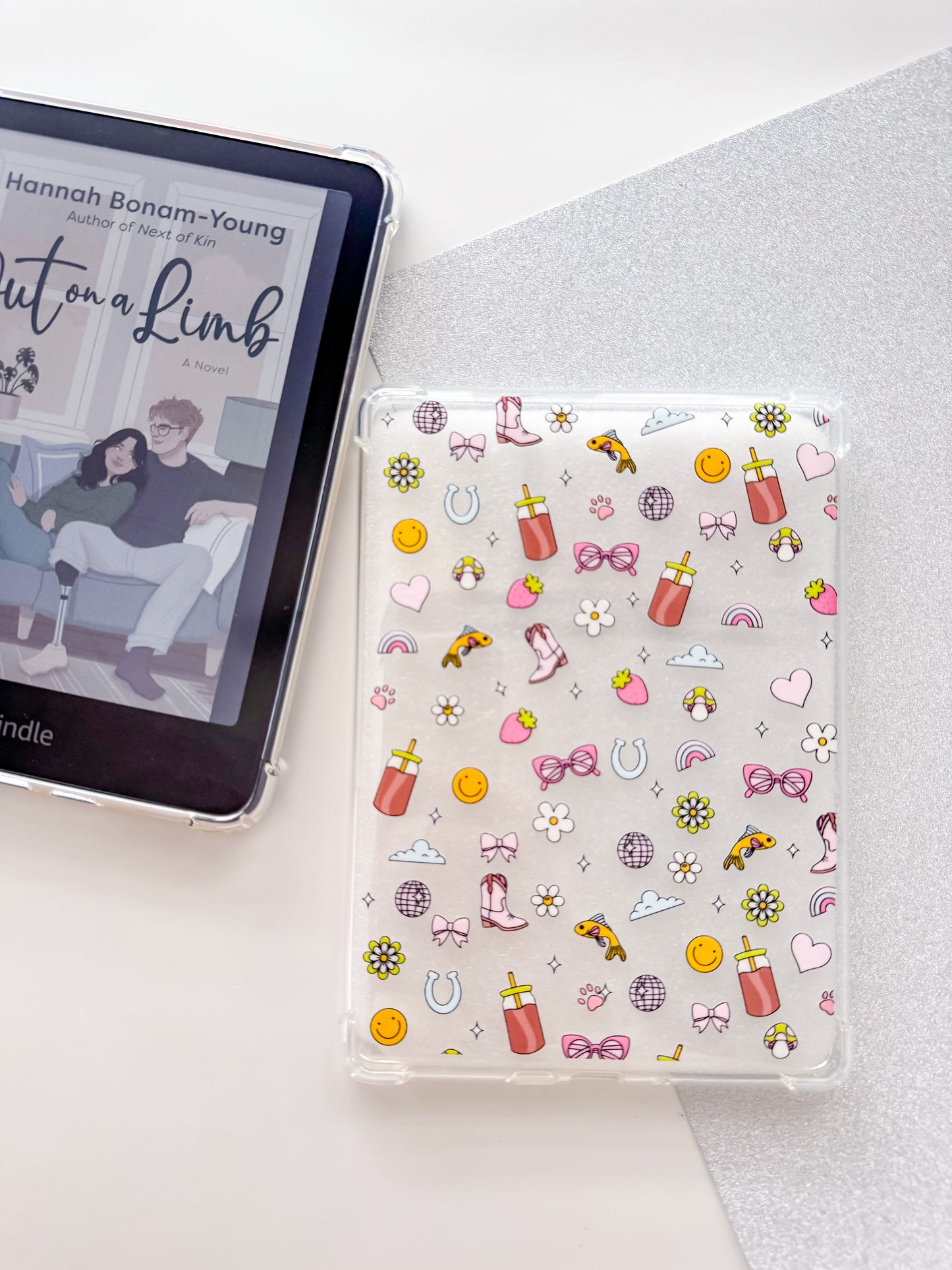 Girly Icons Kindle Case
