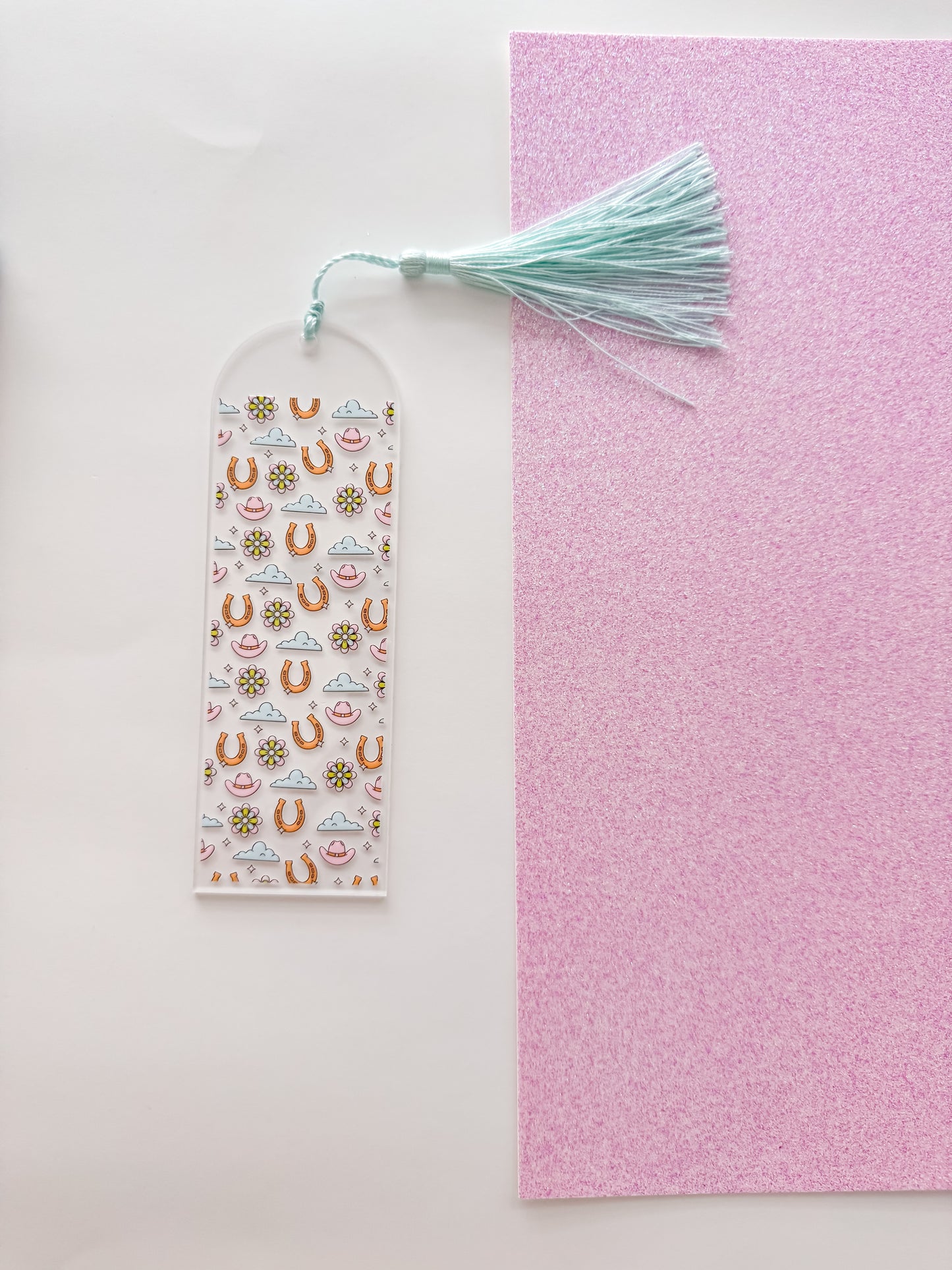 Western Girly Acrylic Bookmark