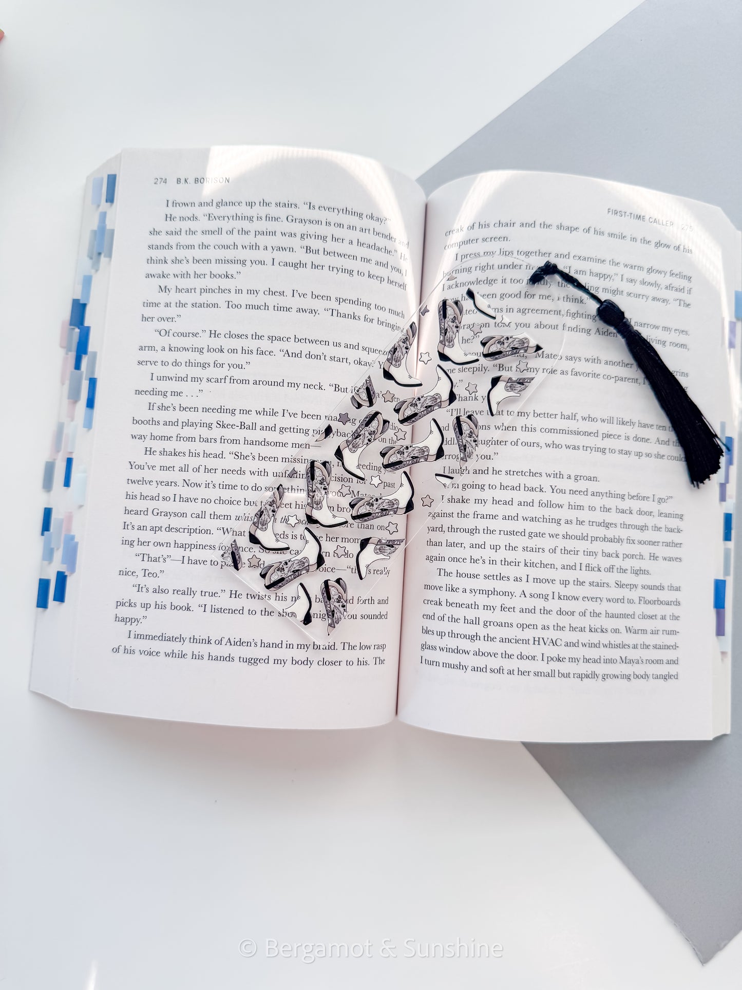 T.S. T.T.P.D. Boots Acrylic Bookmark