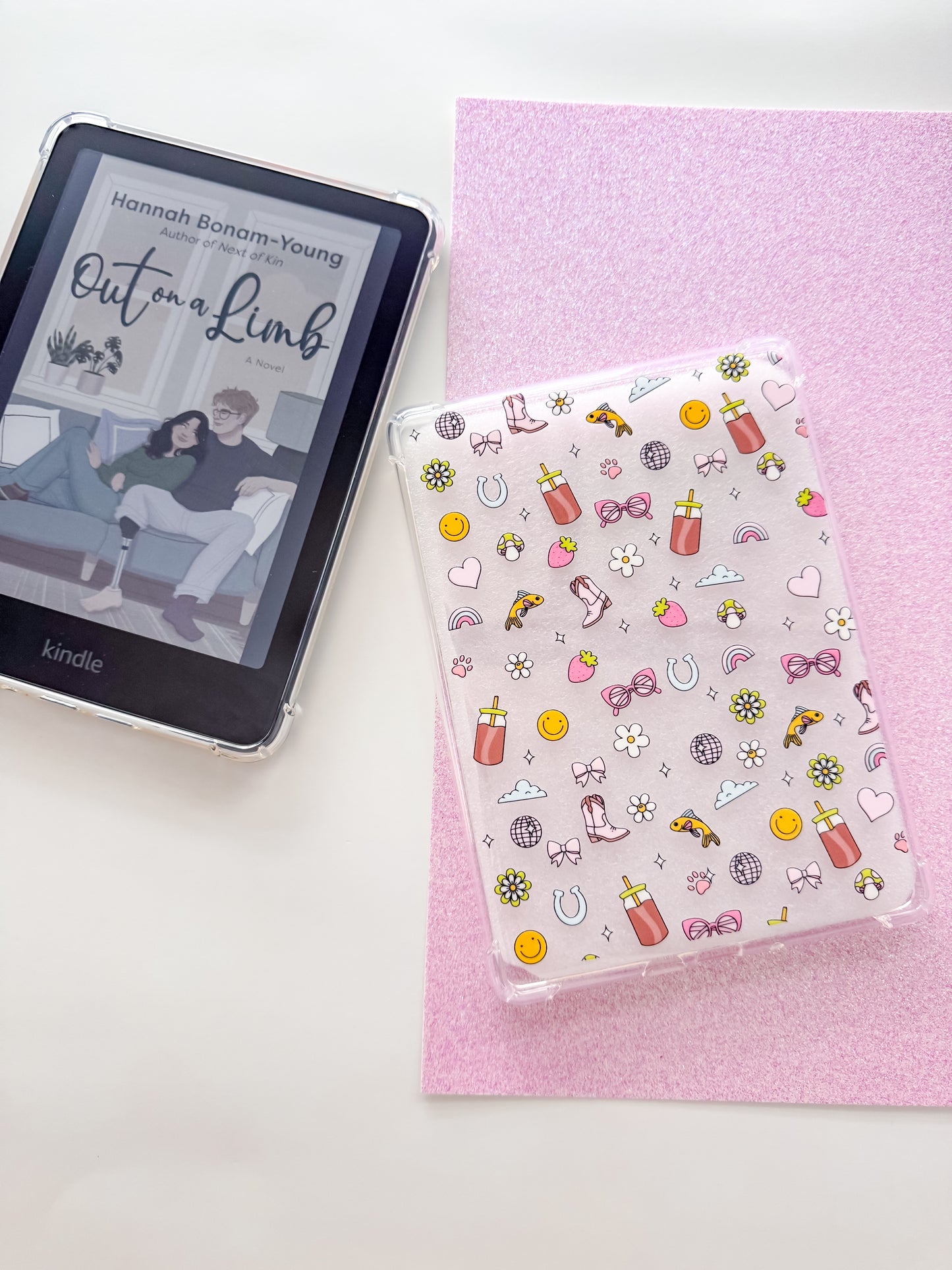Girly Icons Kindle Case