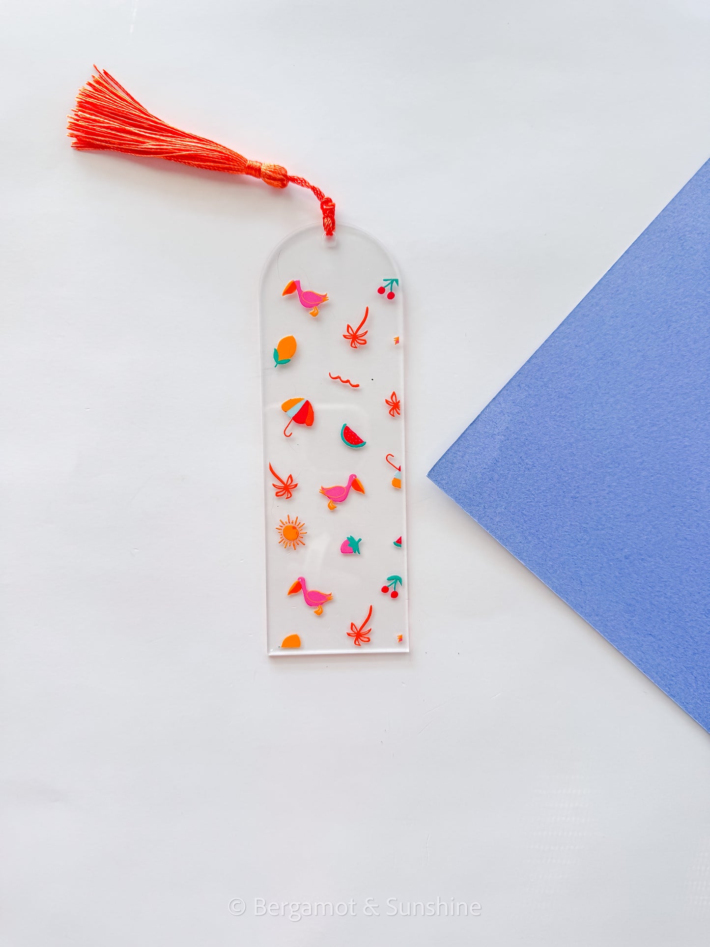 Summertime Fun Acrylic Bookmark