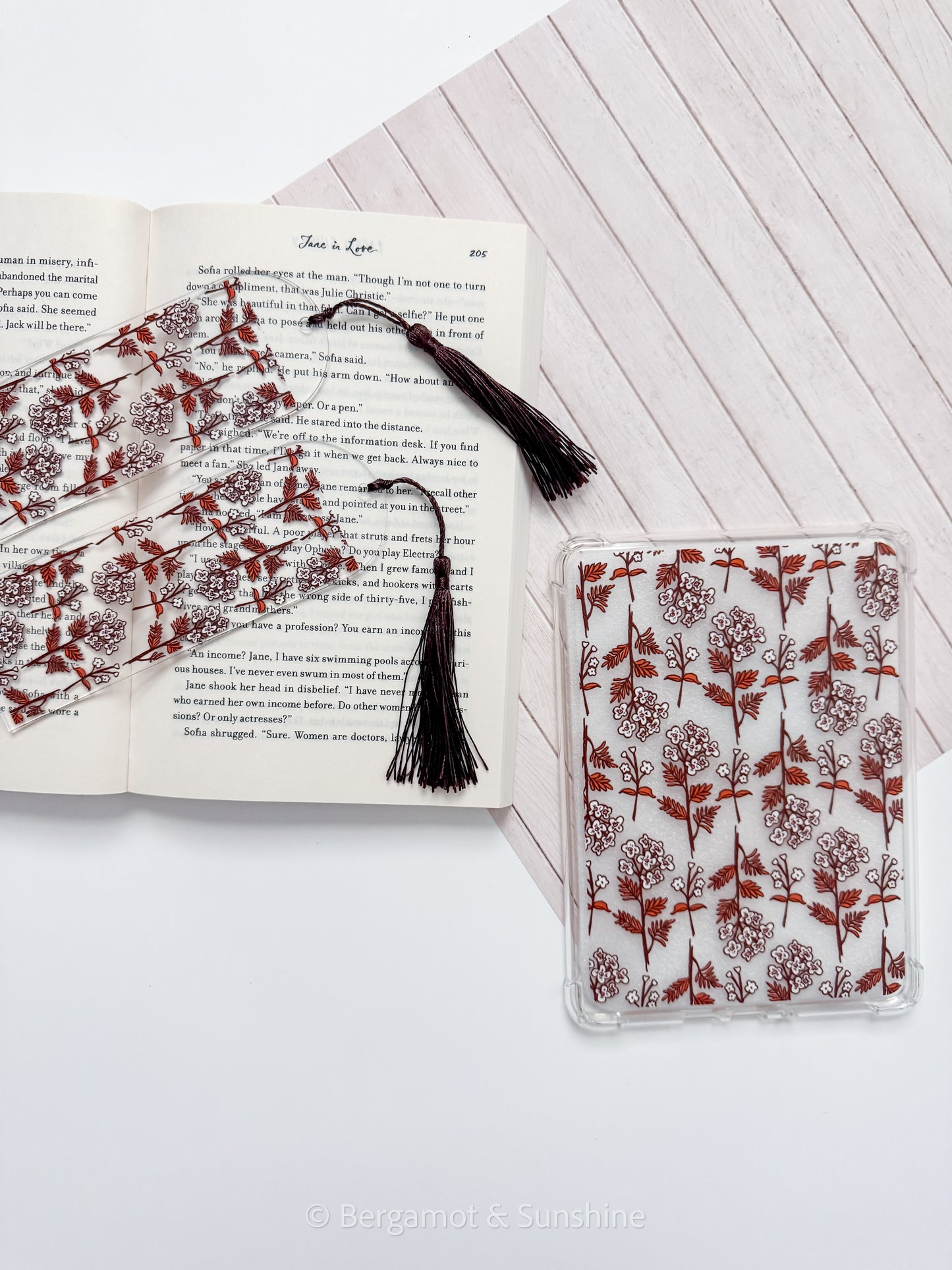 Autumn Floral Bookmark