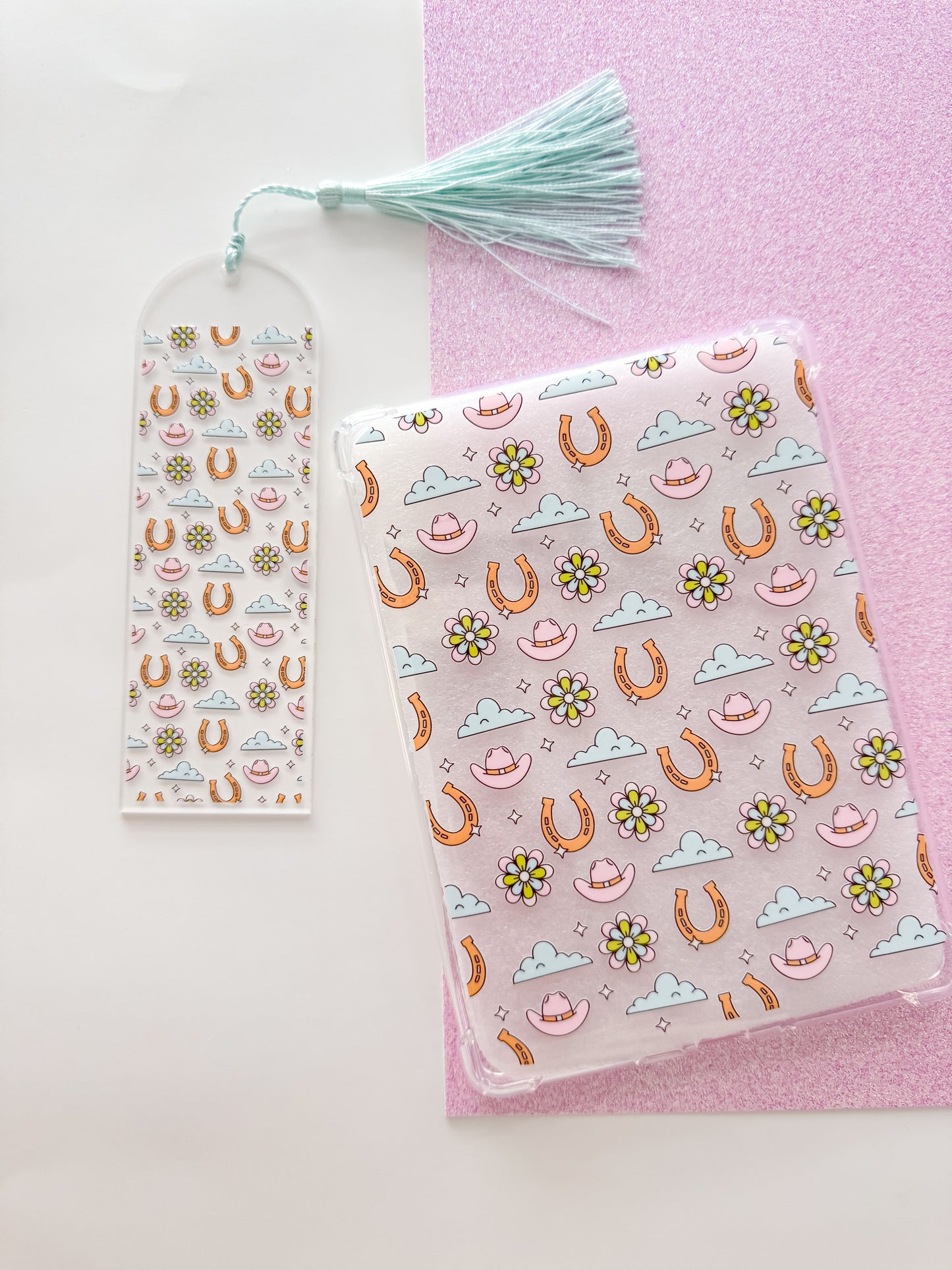Western Girly Acrylic Bookmark