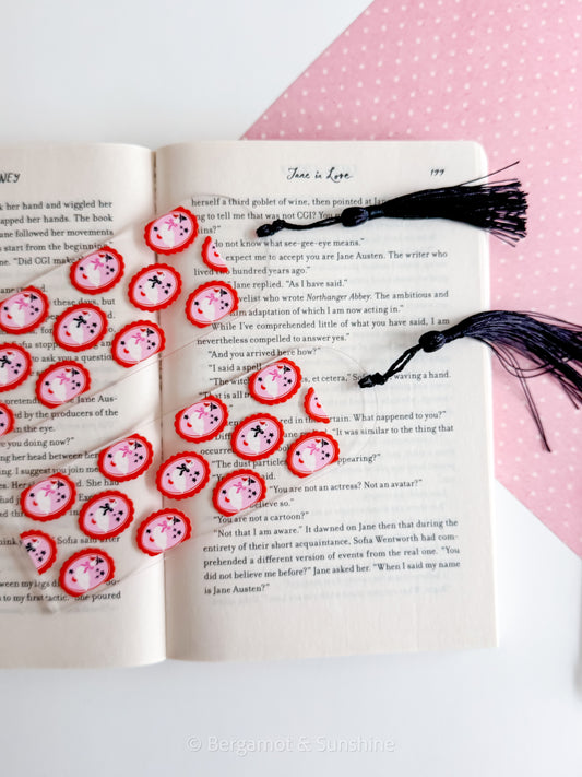 Spooky Geese Cameo Bookmark