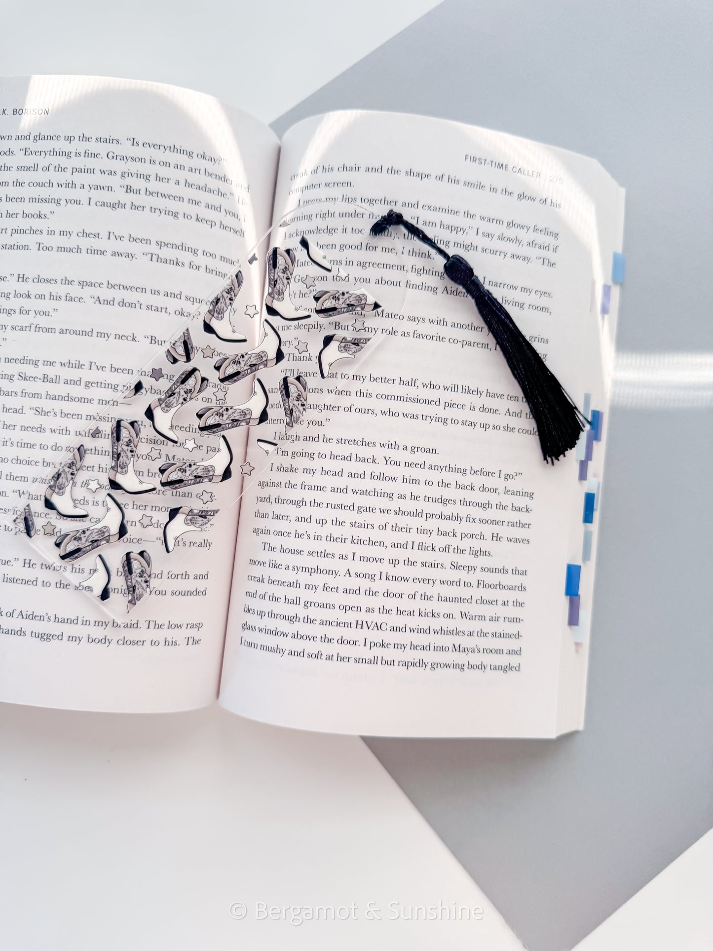 T.S. T.T.P.D. Boots Acrylic Bookmark