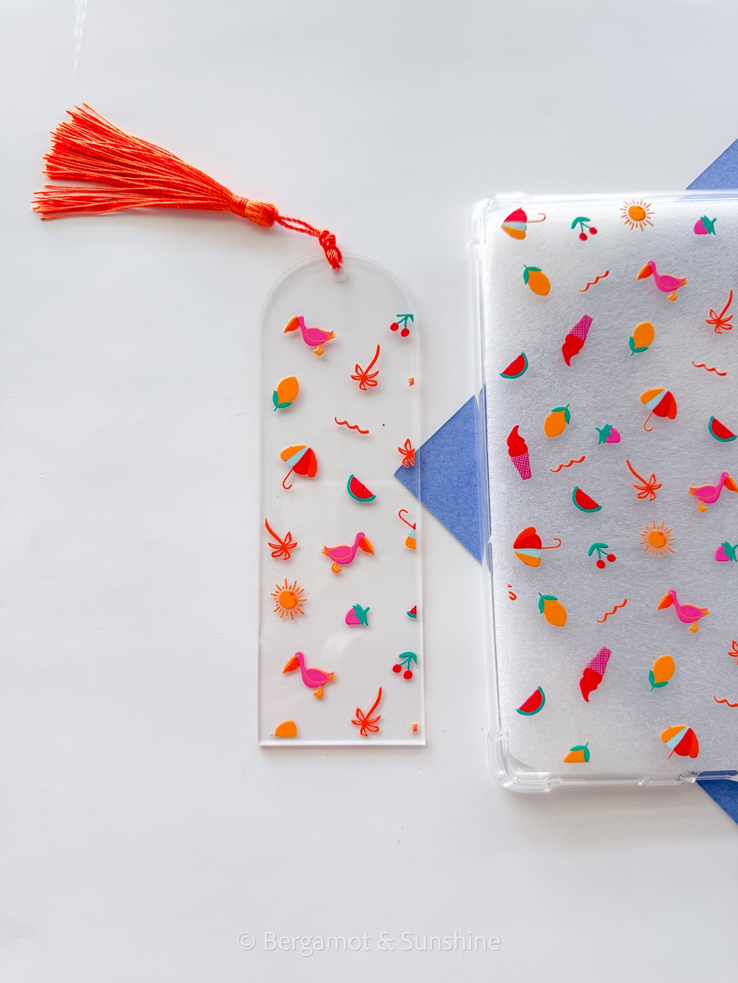 Summertime Fun Acrylic Bookmark