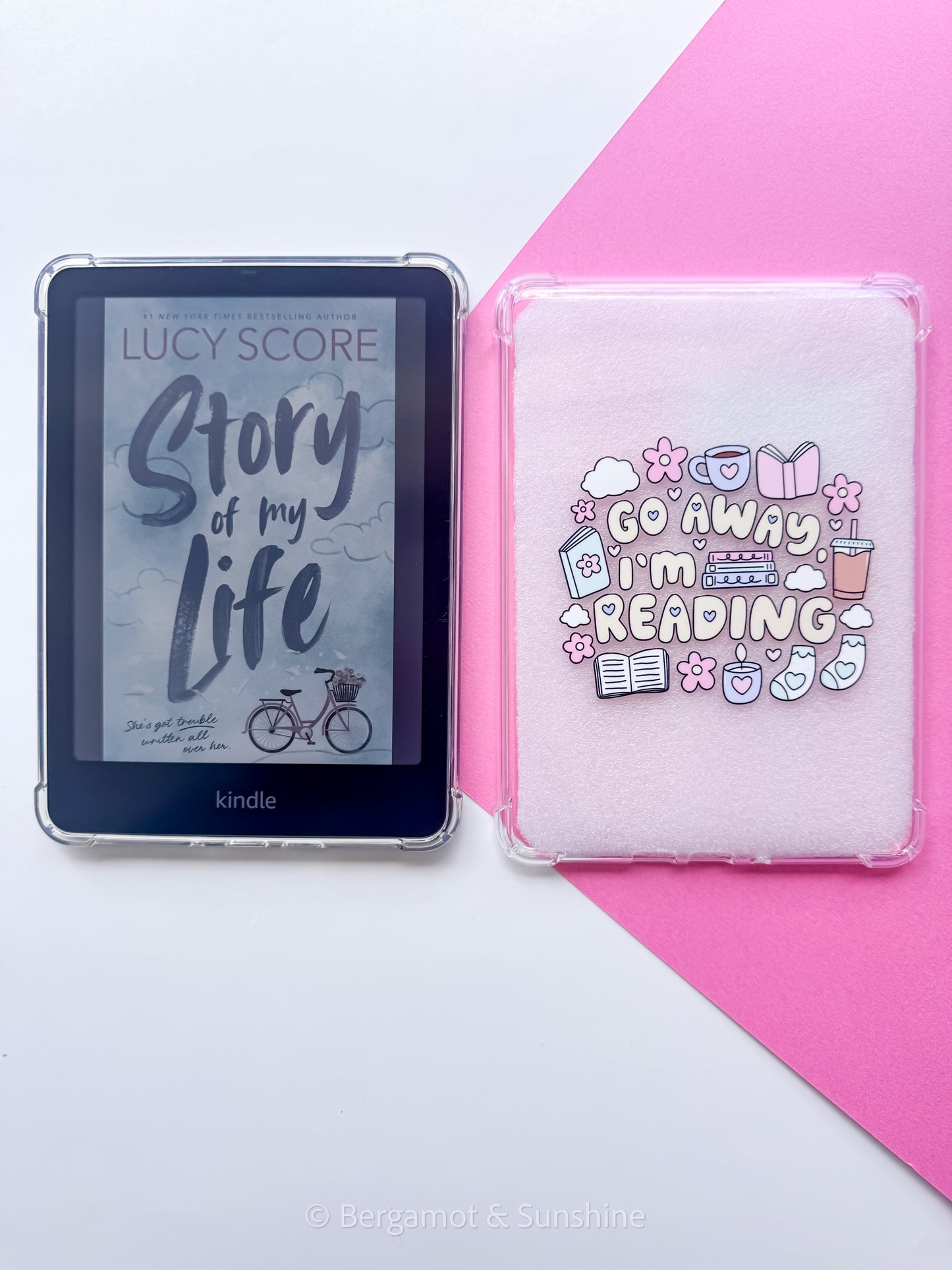 Go Away I'm Reading E Reader Case