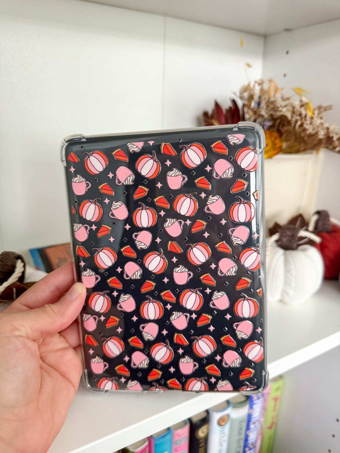 Pink Pumpkin Spice Kindle Case