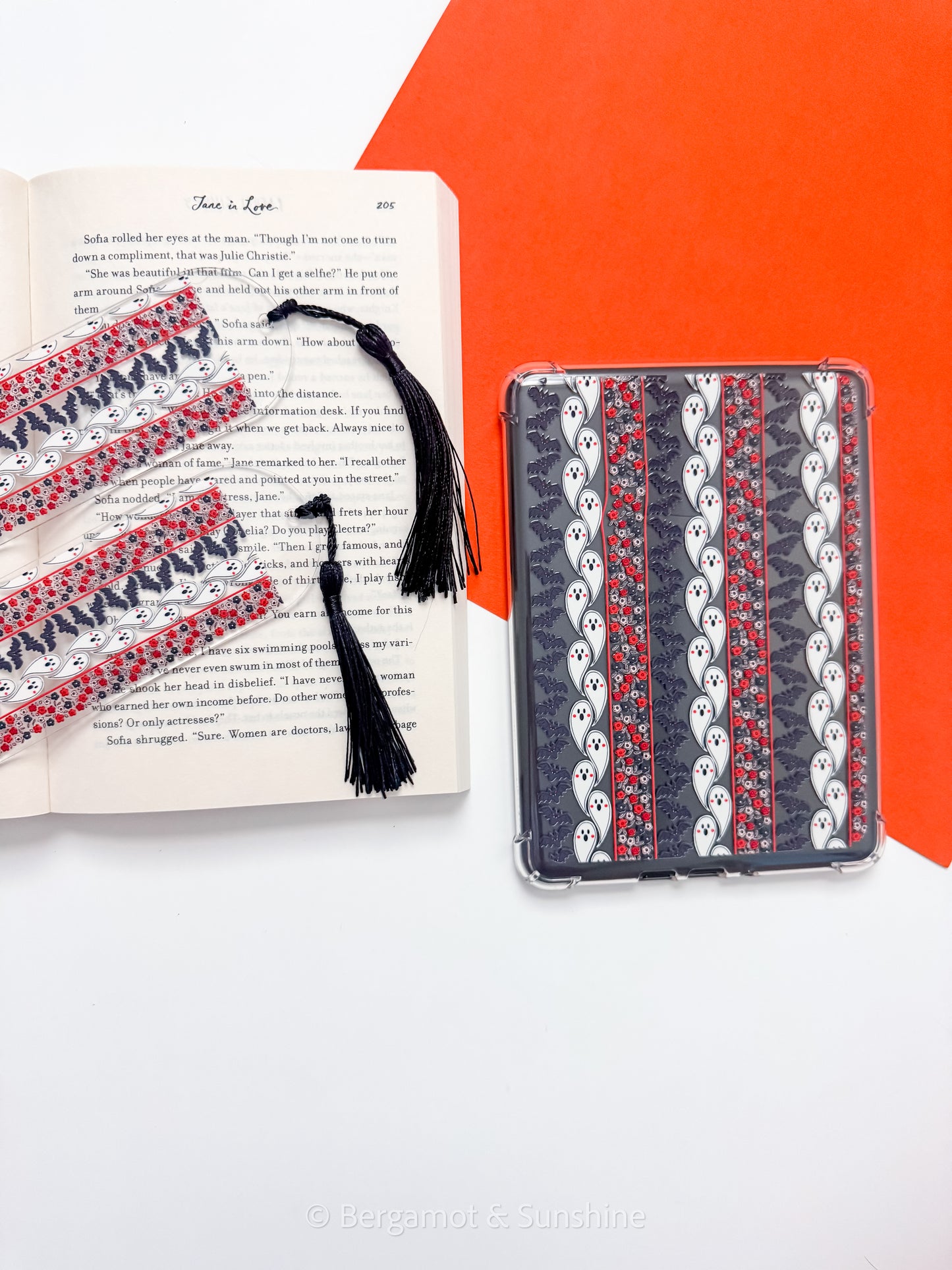 Spooky Stripes Kindle Case