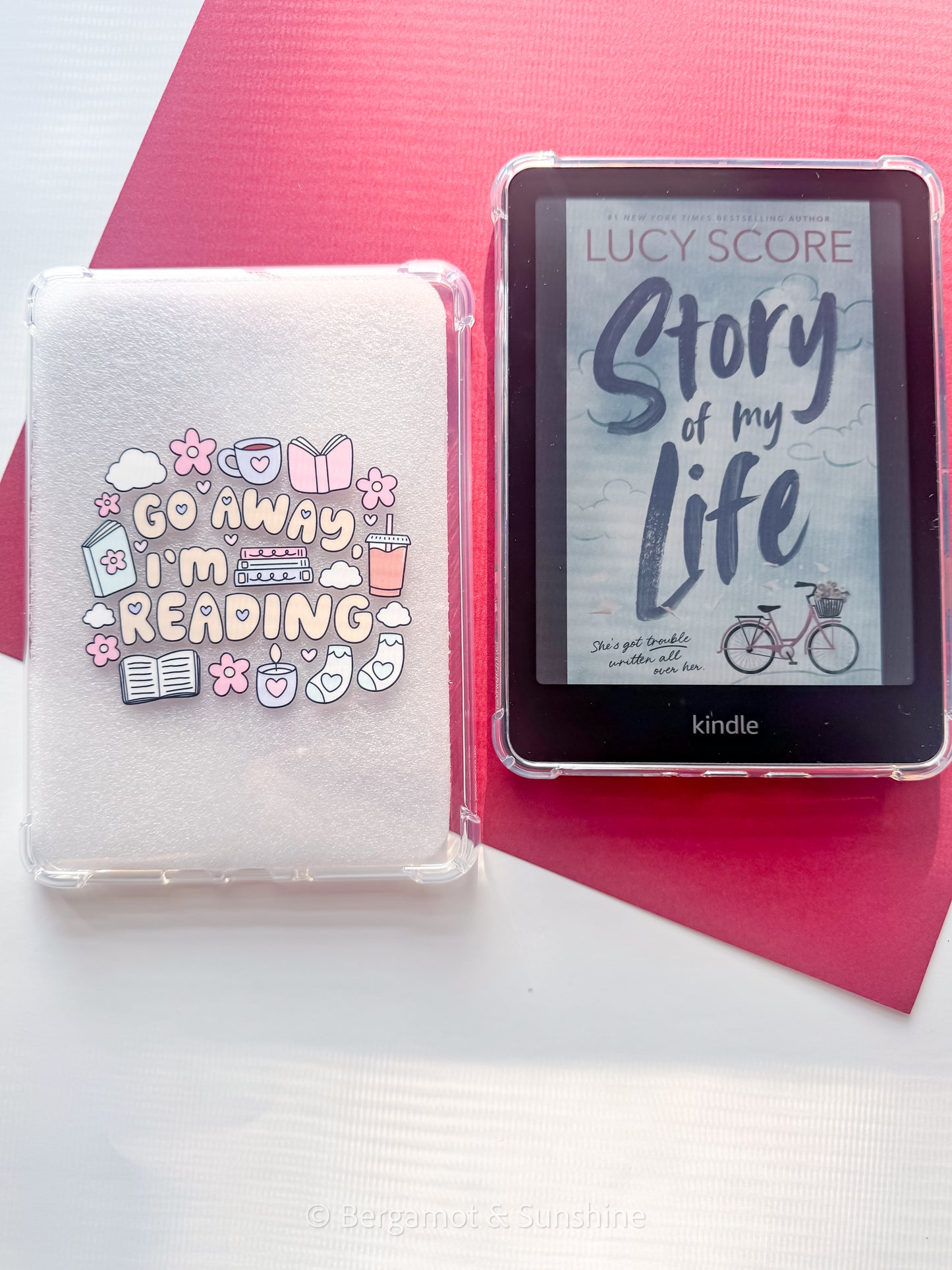 Go Away I'm Reading E Reader Case