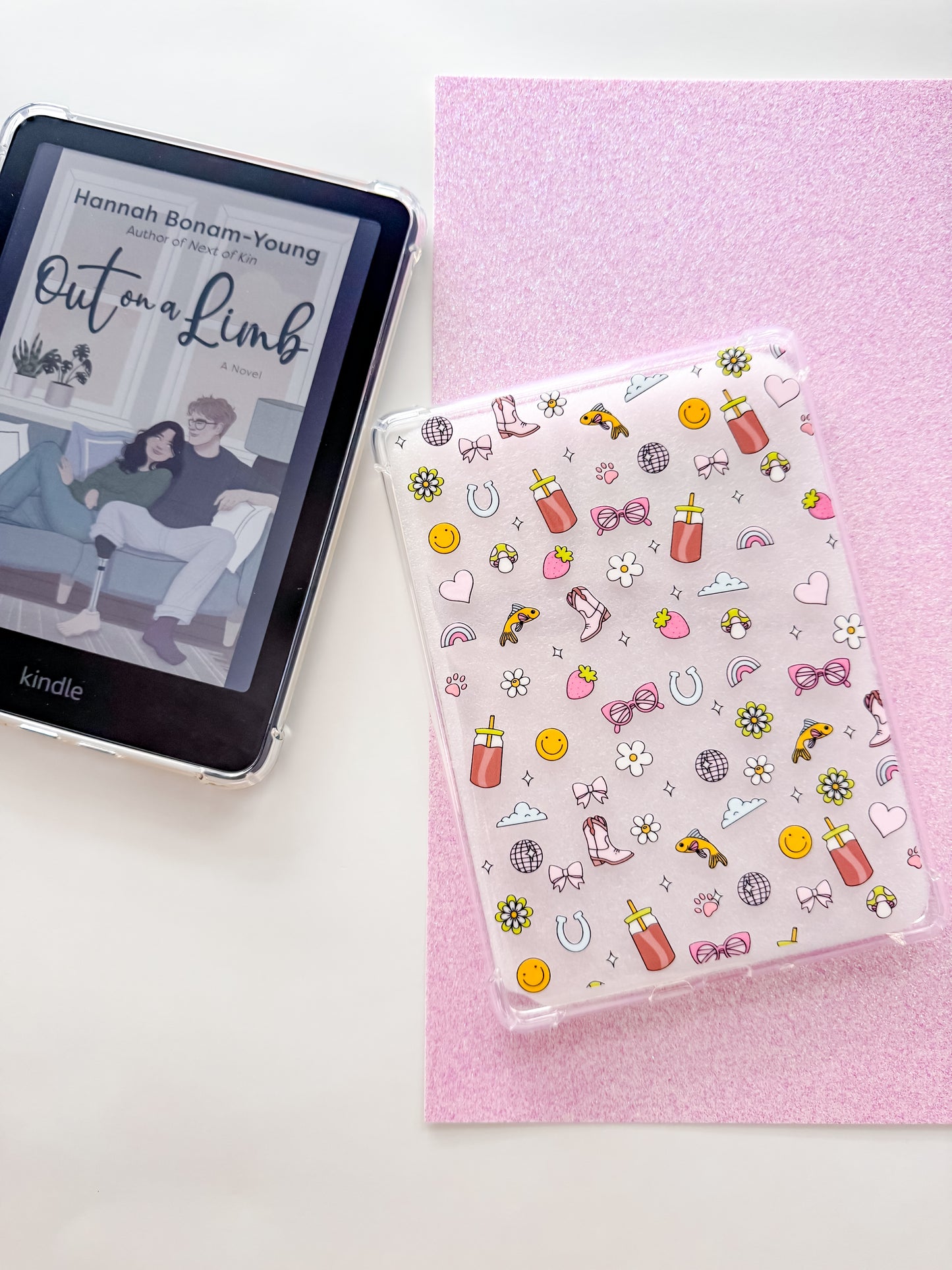 Girly Icons Kindle Case