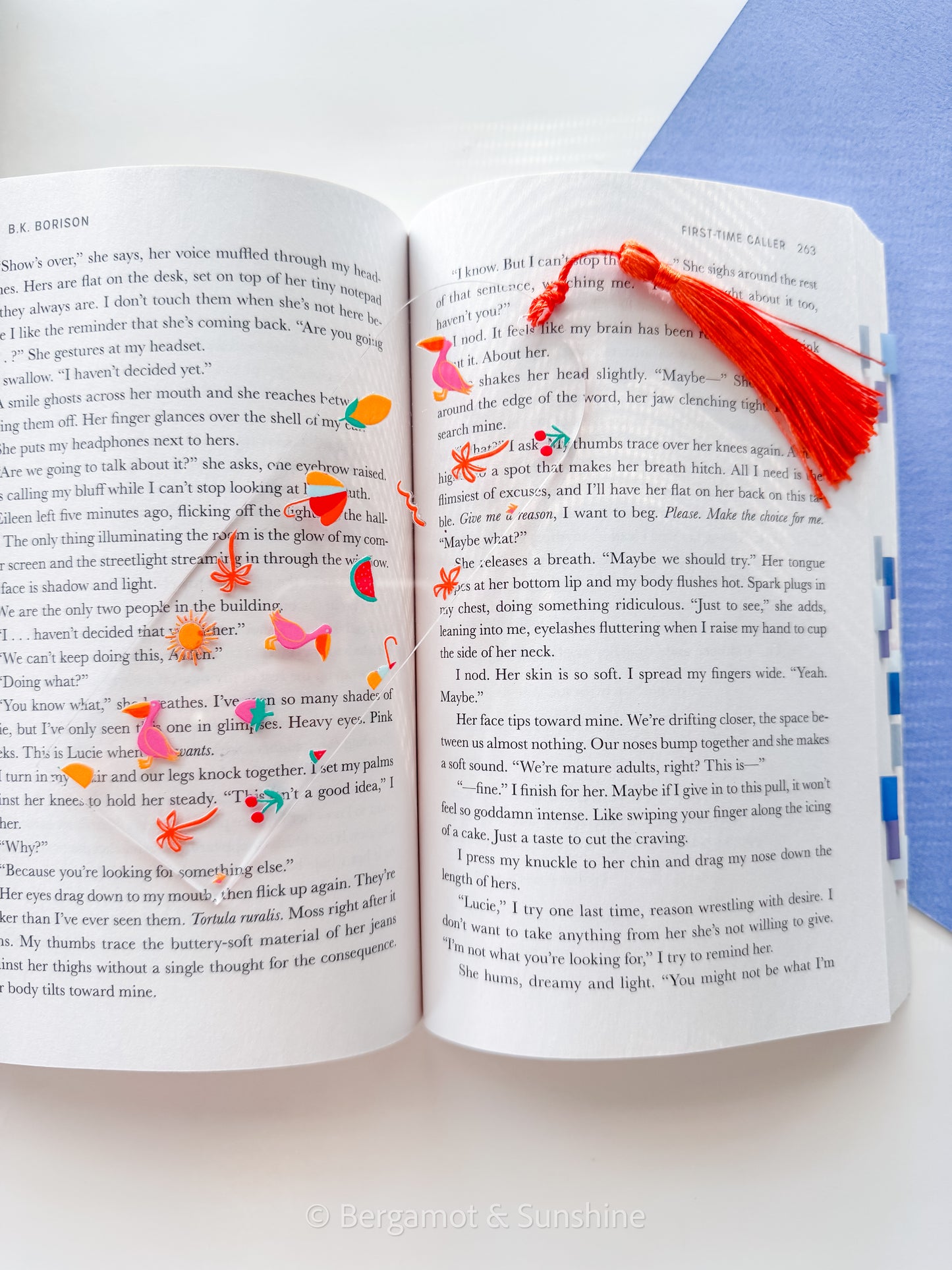 Summertime Fun Acrylic Bookmark