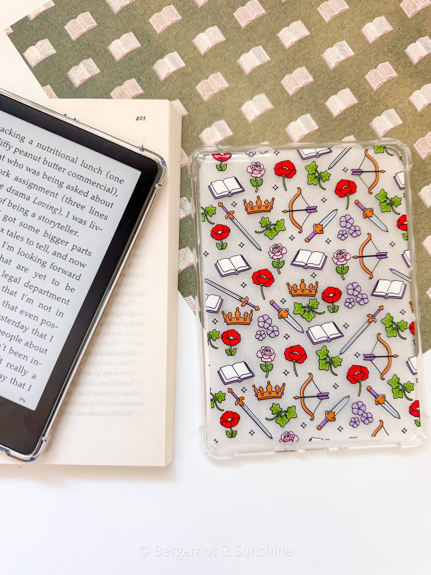 Thorns + Thrones E Reader Case