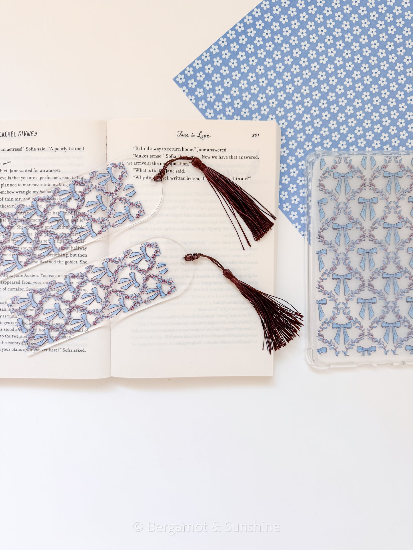 Ballroom Belle + Bows Kindle Case