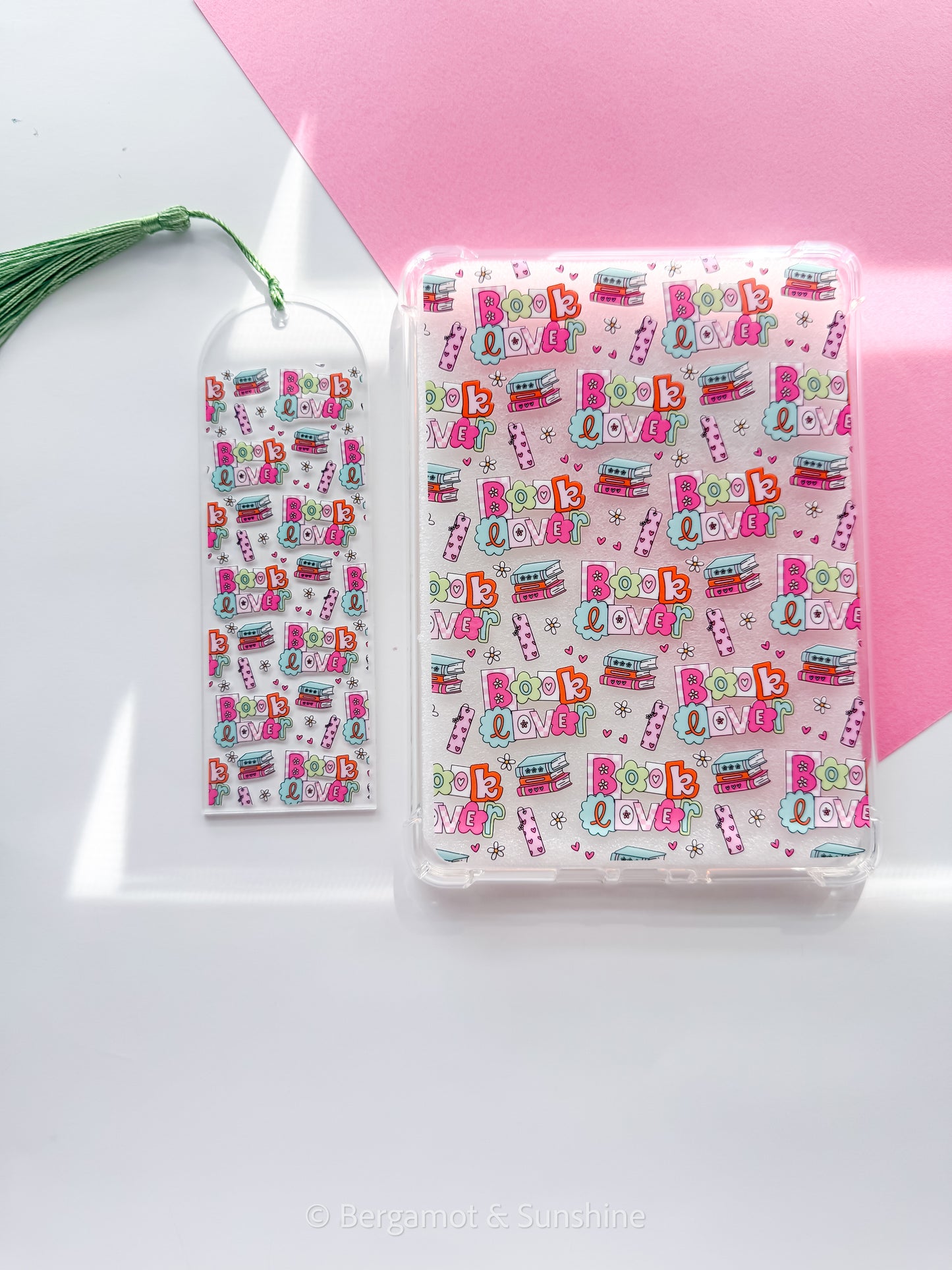 Book Lover Acrylic Bookmark