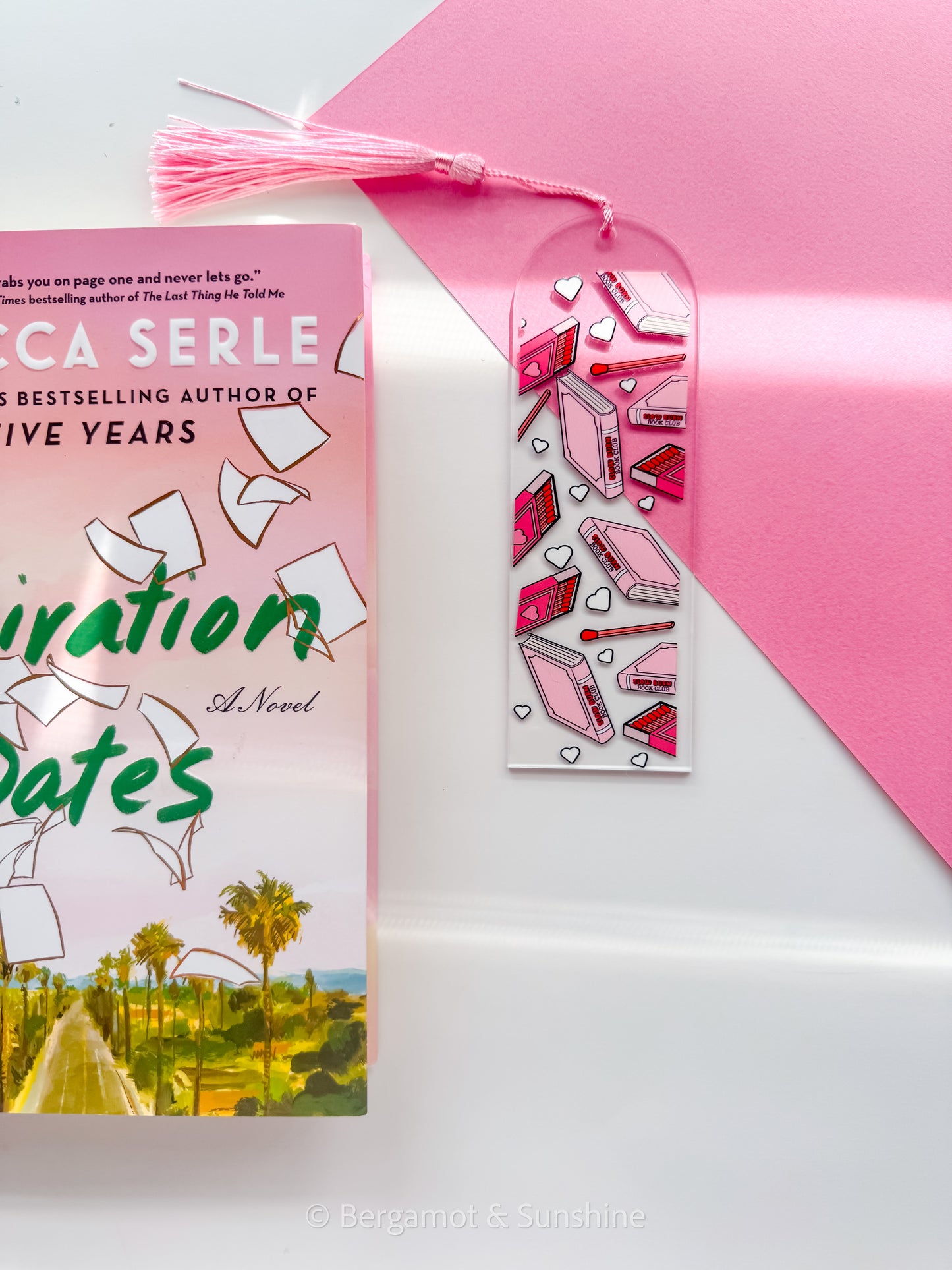 Slow Burn Match Box Acrylic Bookmark