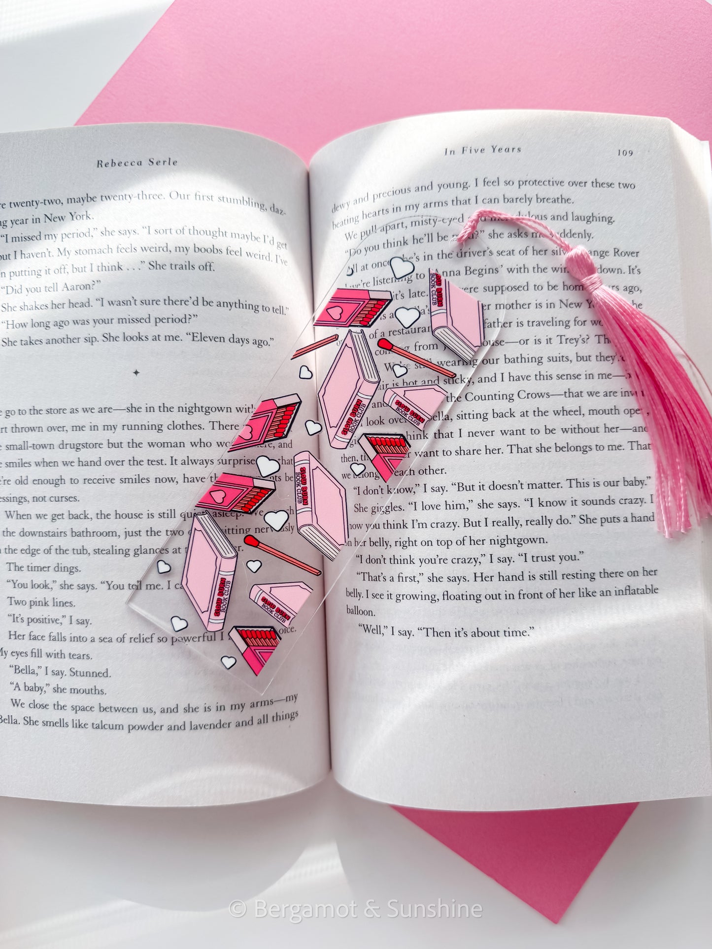 Slow Burn Match Box Acrylic Bookmark