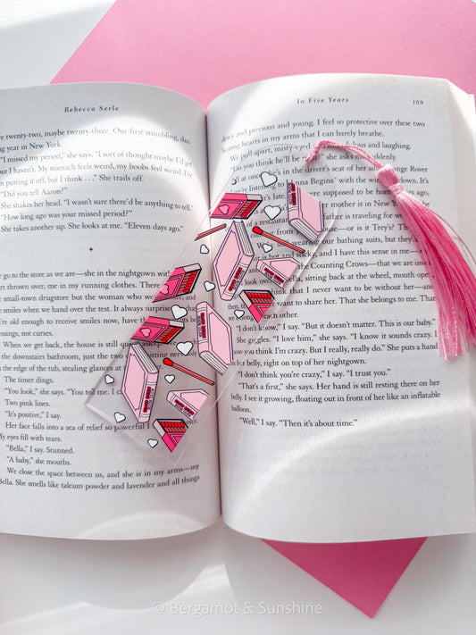 Slow Burn Match Box Acrylic Bookmark