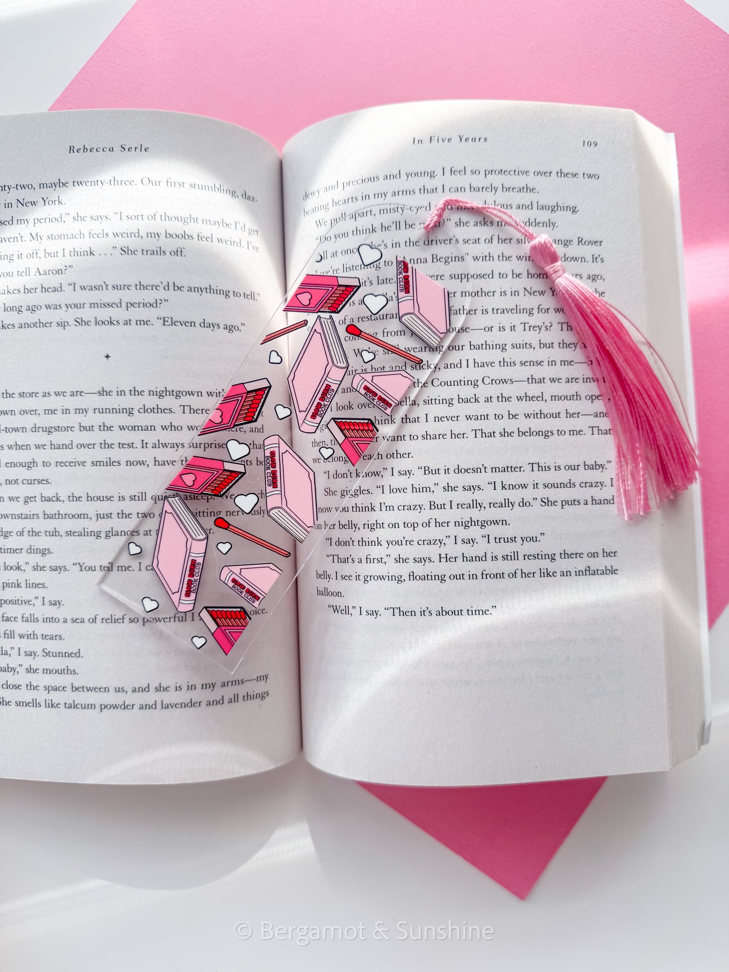 Slow Burn Match Box Acrylic Bookmark