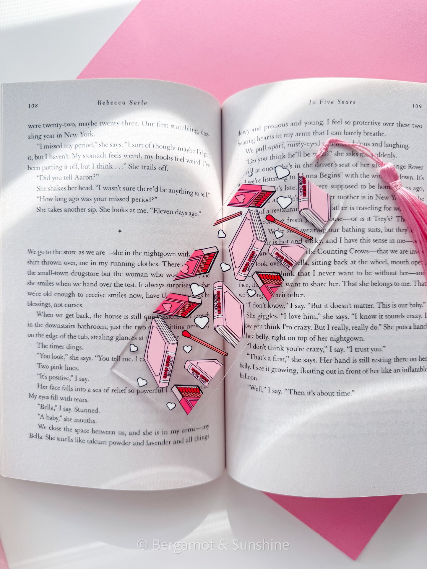 Slow Burn Match Box Acrylic Bookmark