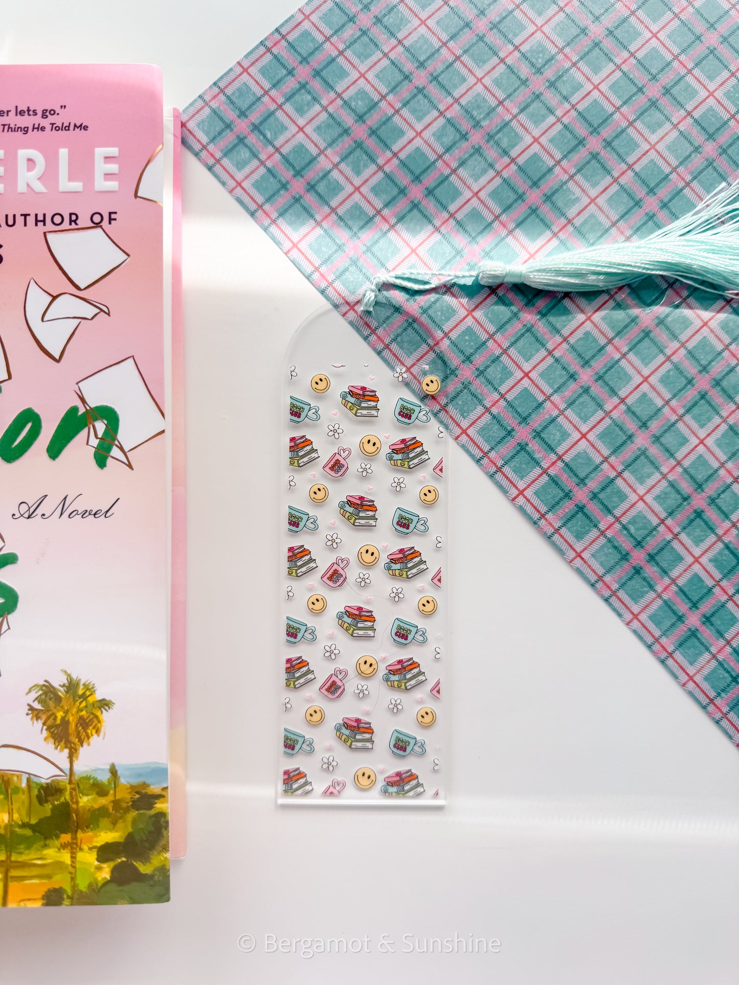 Book Club Acrylic Bookmark