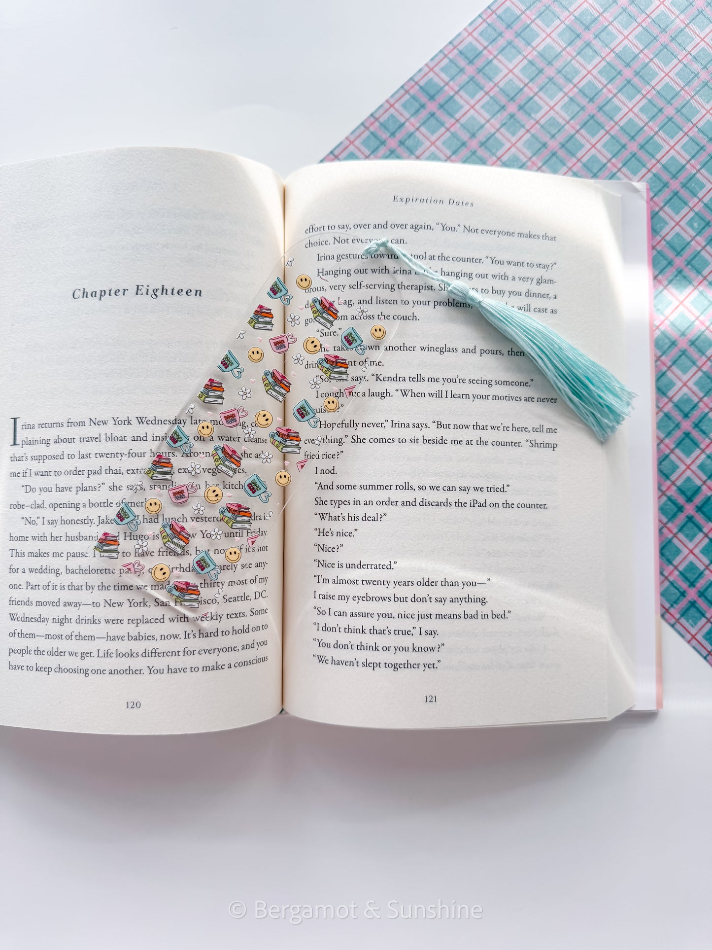 Book Club Acrylic Bookmark