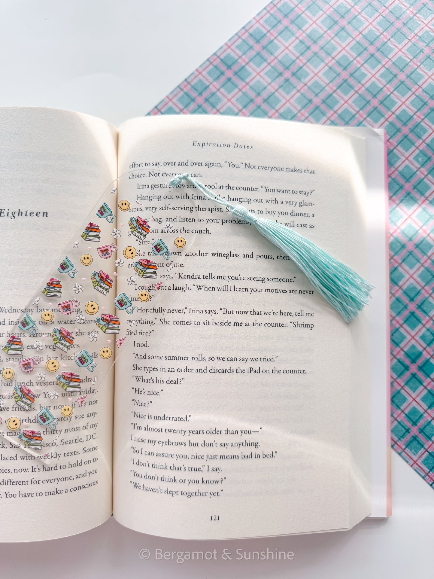 Book Club Acrylic Bookmark