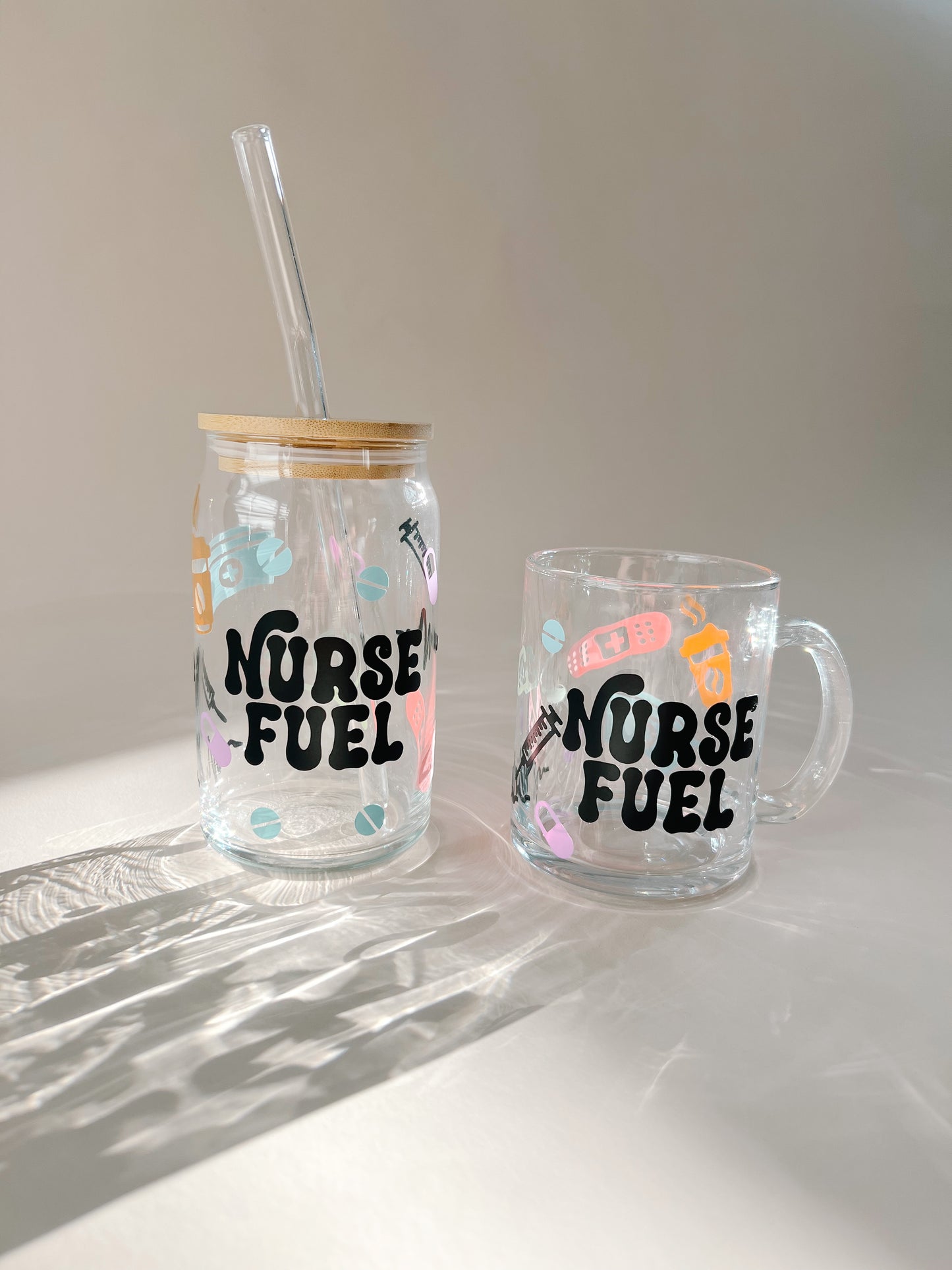nurse fuel glass cup trending and coffee mug