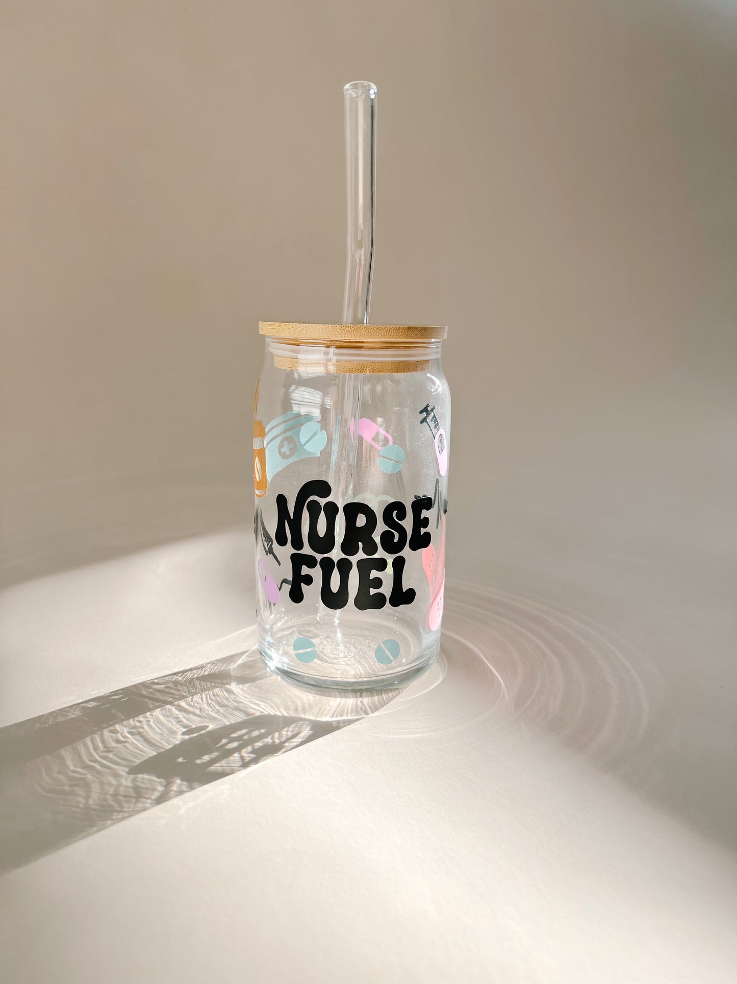 nurse fuel front view cup