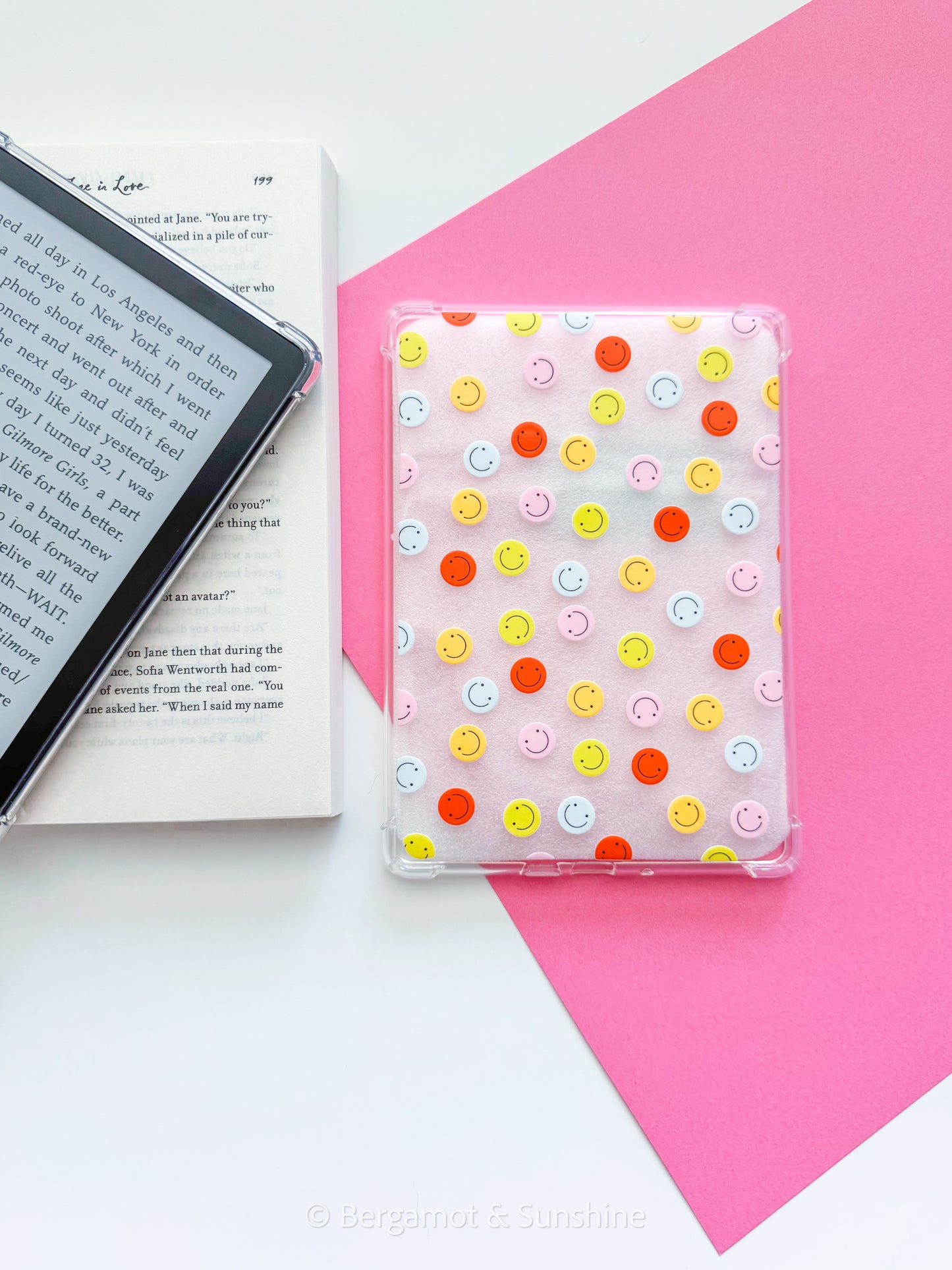 Colorful Happy E Reader Case