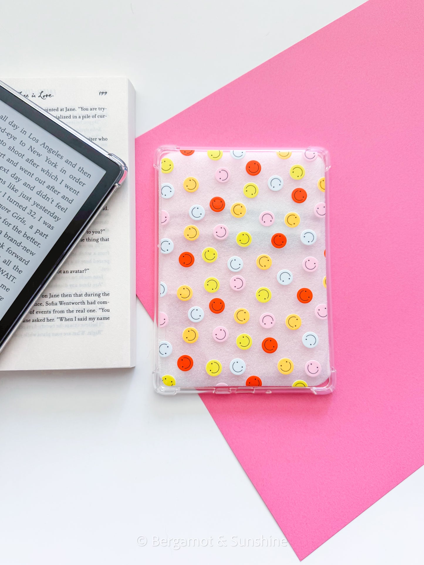 Colorful Happy E Reader Case