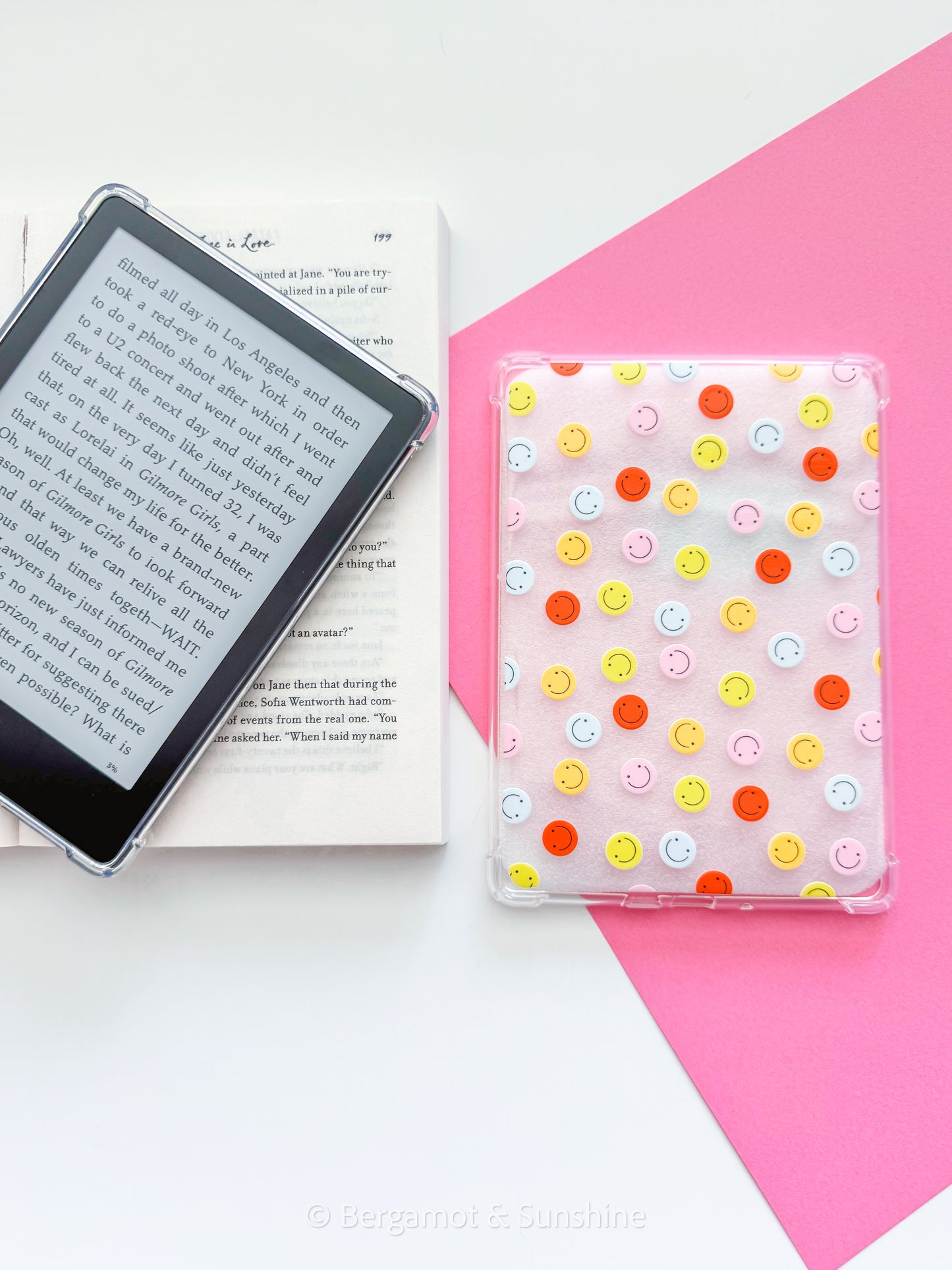 Colorful Happy E Reader Case