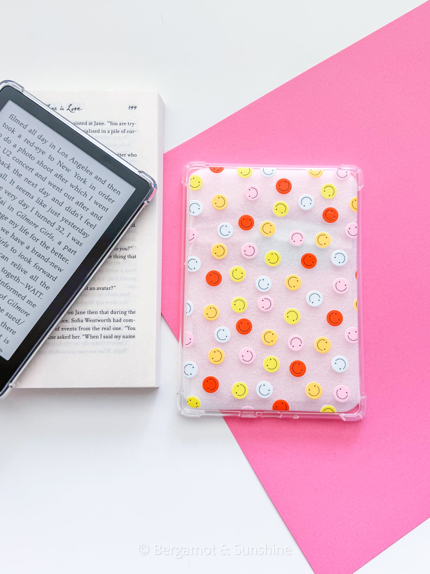 Colorful Happy E Reader Case